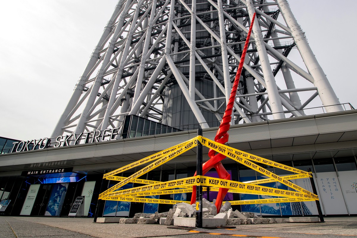 ロンギヌスの槍」も設置！『シン・エヴァ』スカイツリー計画を延長