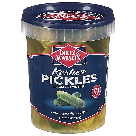 Dietz & Watson Deli Complemetns Kosher Pickles - 32 Oz - tomthumb