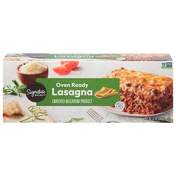 Signature SELECT Pasta Oven Ready Lasagna - 12 Oz - haggen