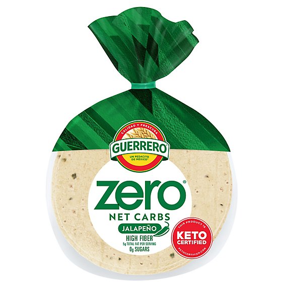 Guerrero Zero Net Carbs Jalapeno Tortillas Street Taco Size - 14