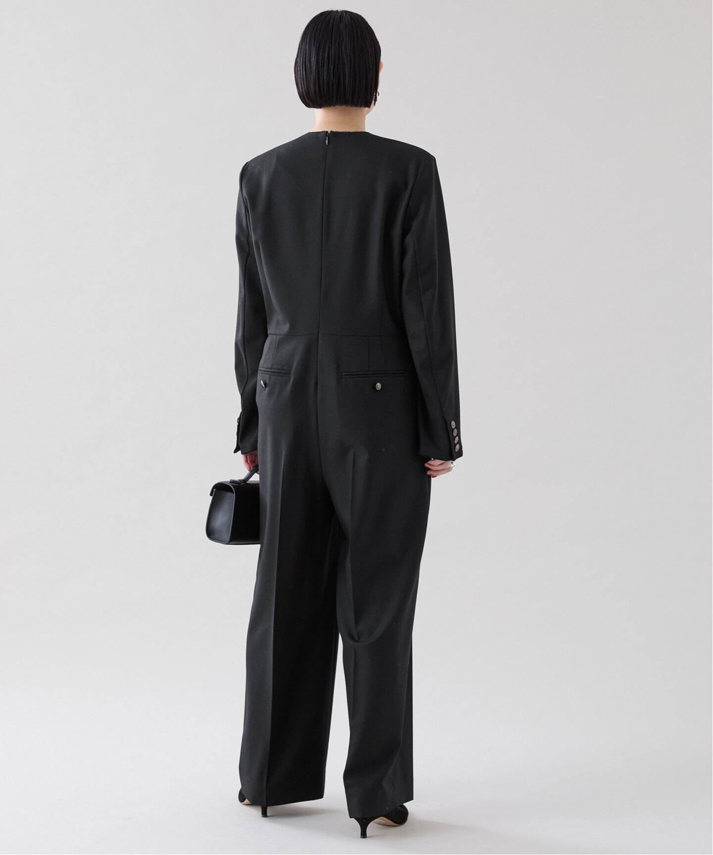 W/P梳毛ライクオールインワン（つなぎ／オールインワン）｜VERMEIL par