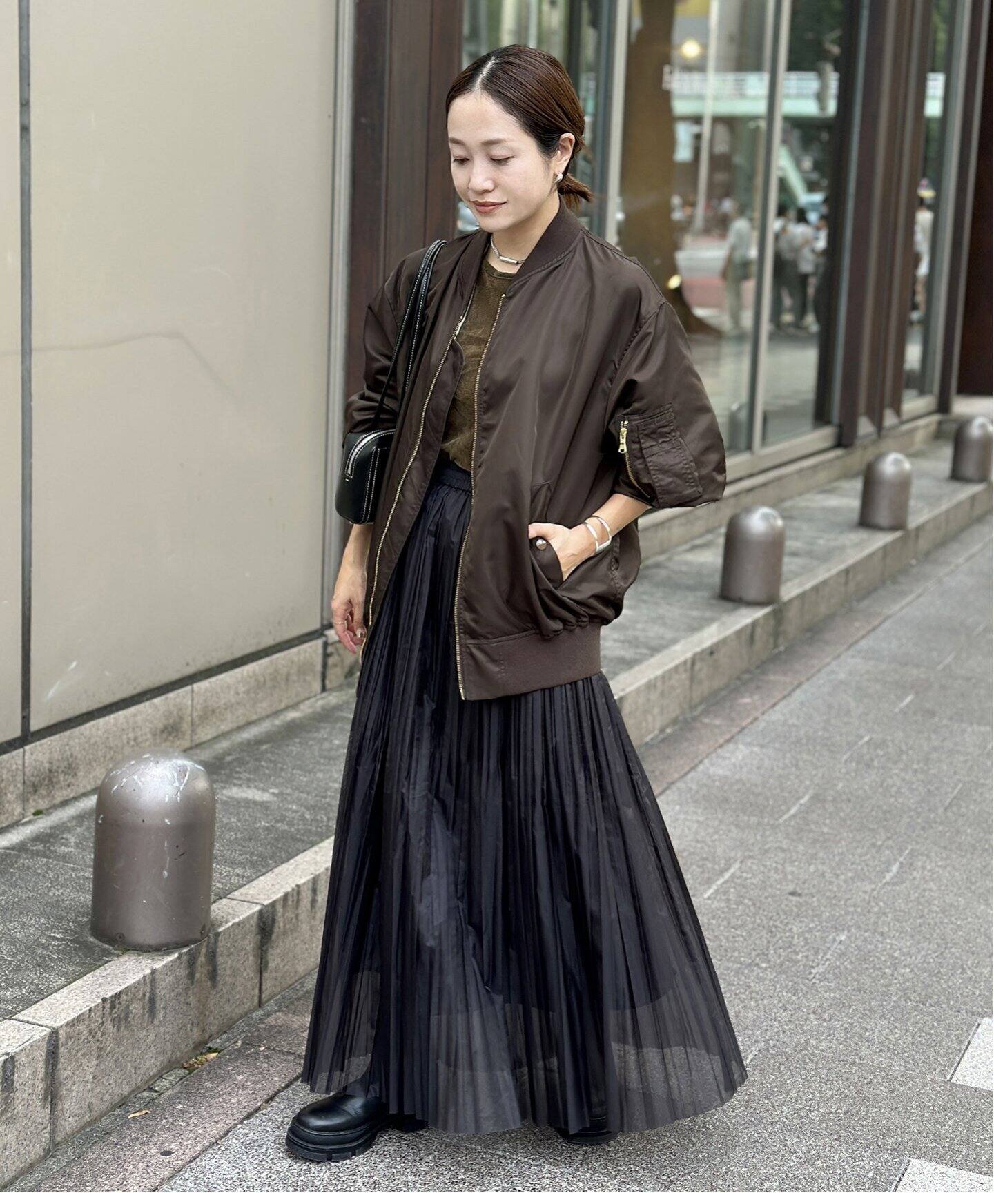 シアープリーツスカート（ロング・マキシ丈スカート）｜JOURNAL