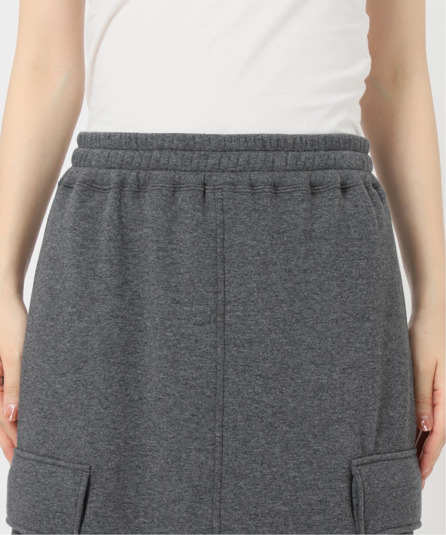 ウォームスウェットカーゴスカート（ロング・マキシ丈スカート）｜AP