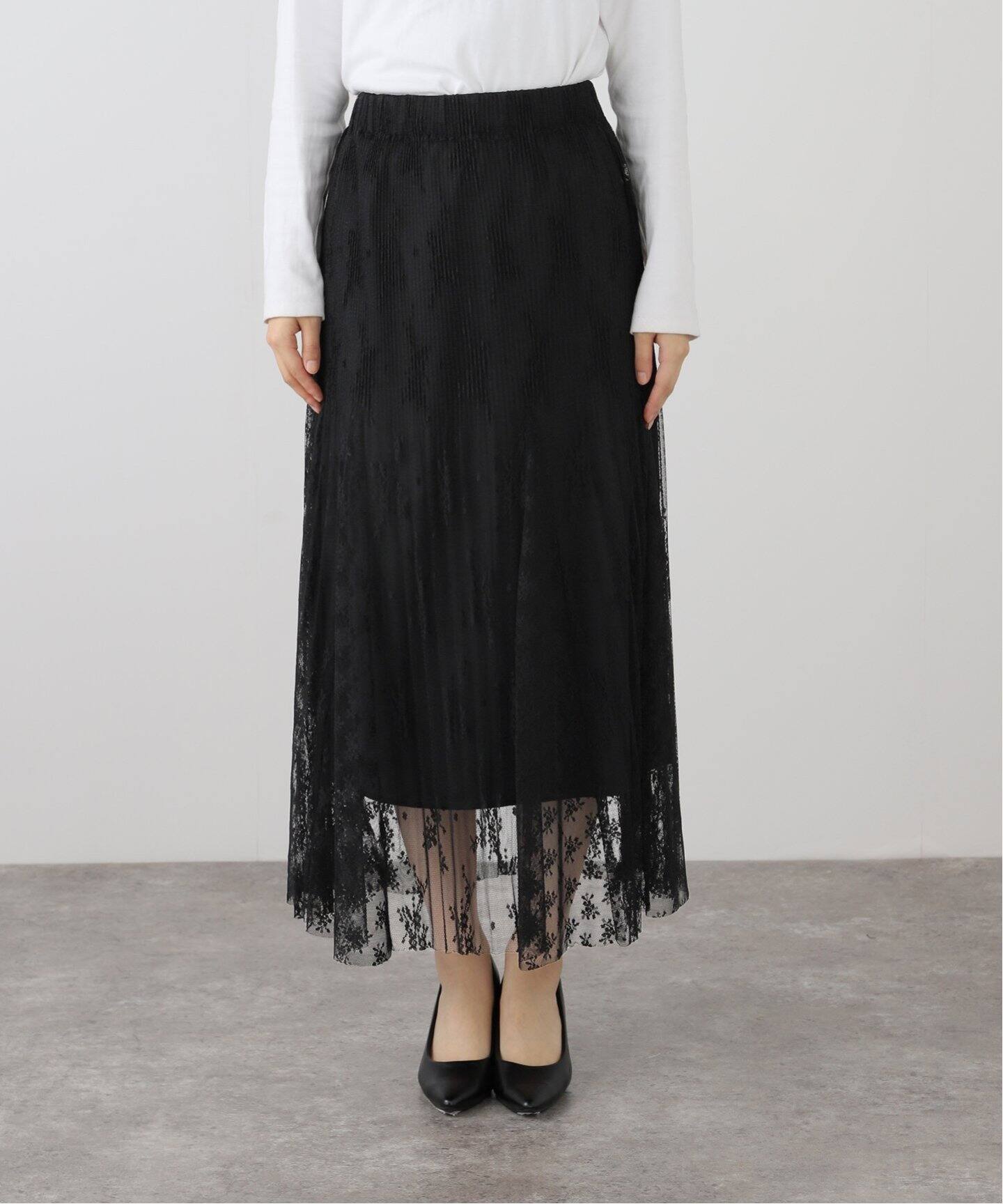 トリミングレーススカート（ロング・マキシ丈スカート）｜IENA（イエナ