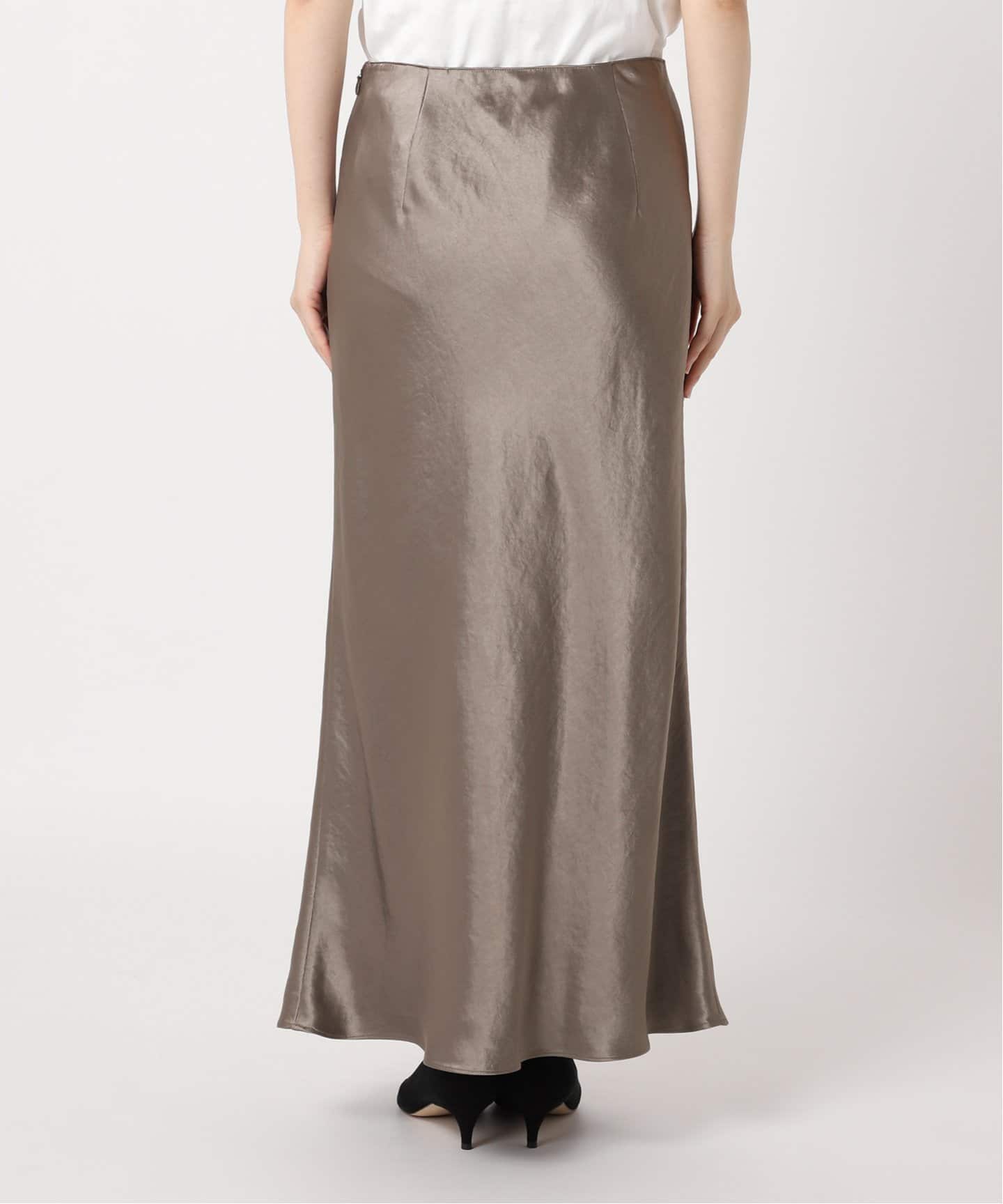 追加》サテンフレアスカート（ロング・マキシ丈スカート）｜Spick and