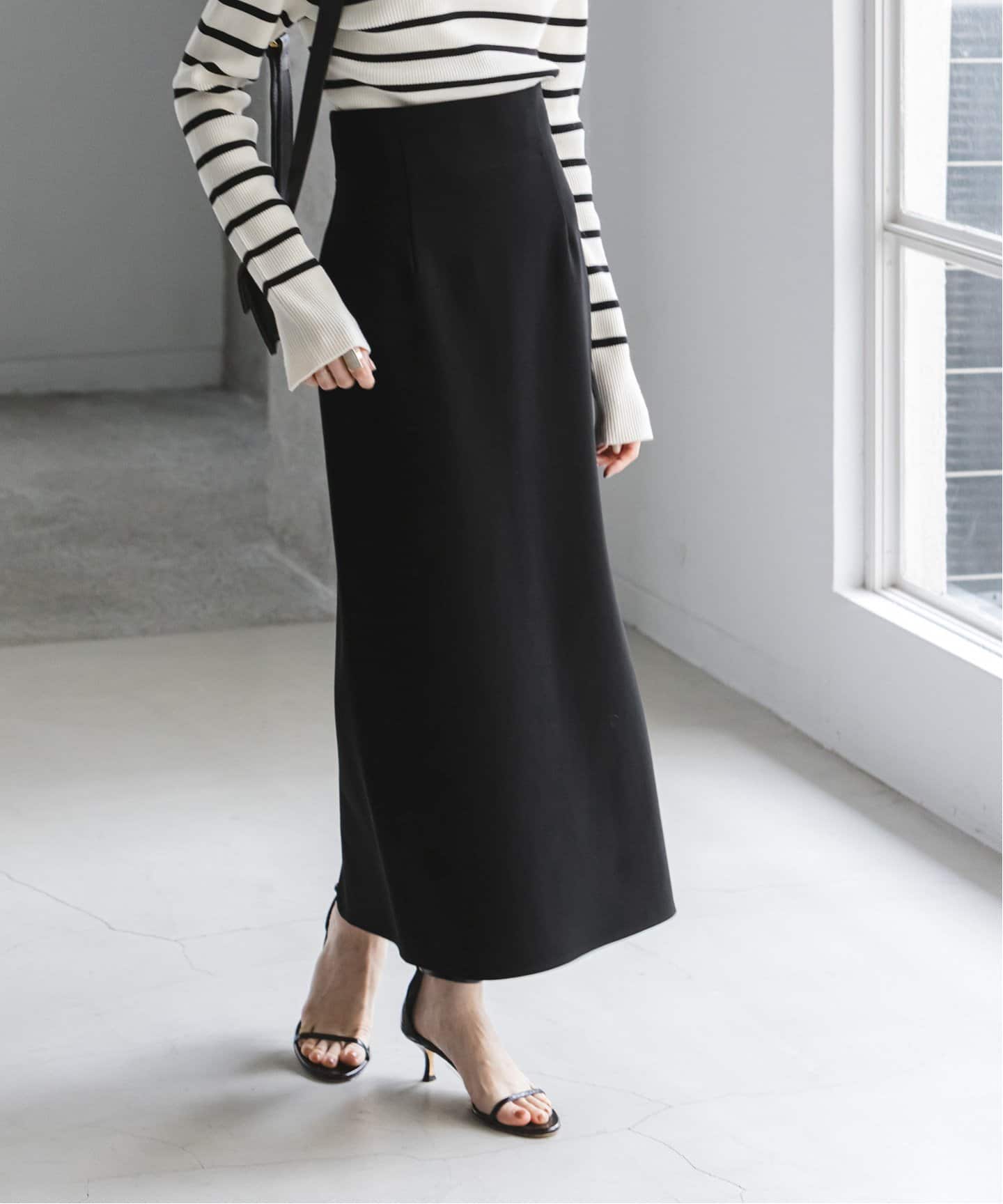 追加》ジャージーライクカラータイトスカート 6（ロング・マキシ丈