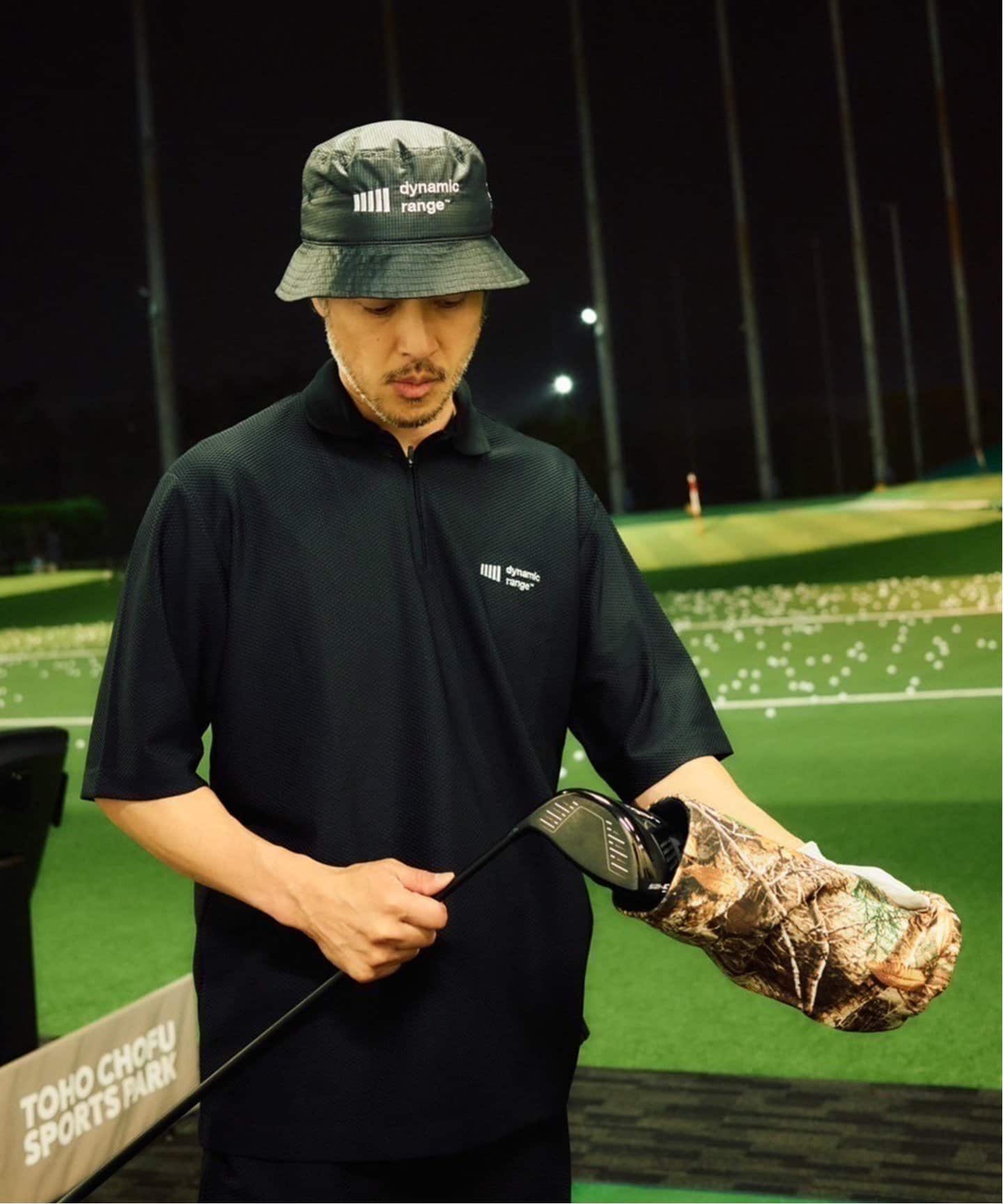 CLUBHAUS / Dynamic Range (クラブハウス) Warm-UP ポロZIPシャツ