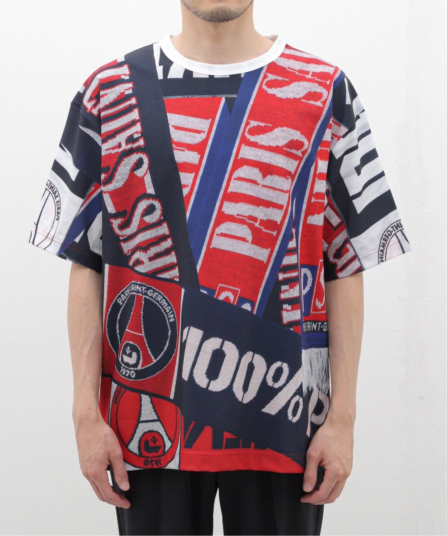 PSG / パリ・サン＝ジェルマン】 JP Vintage Scarf Printed T-shirt（T