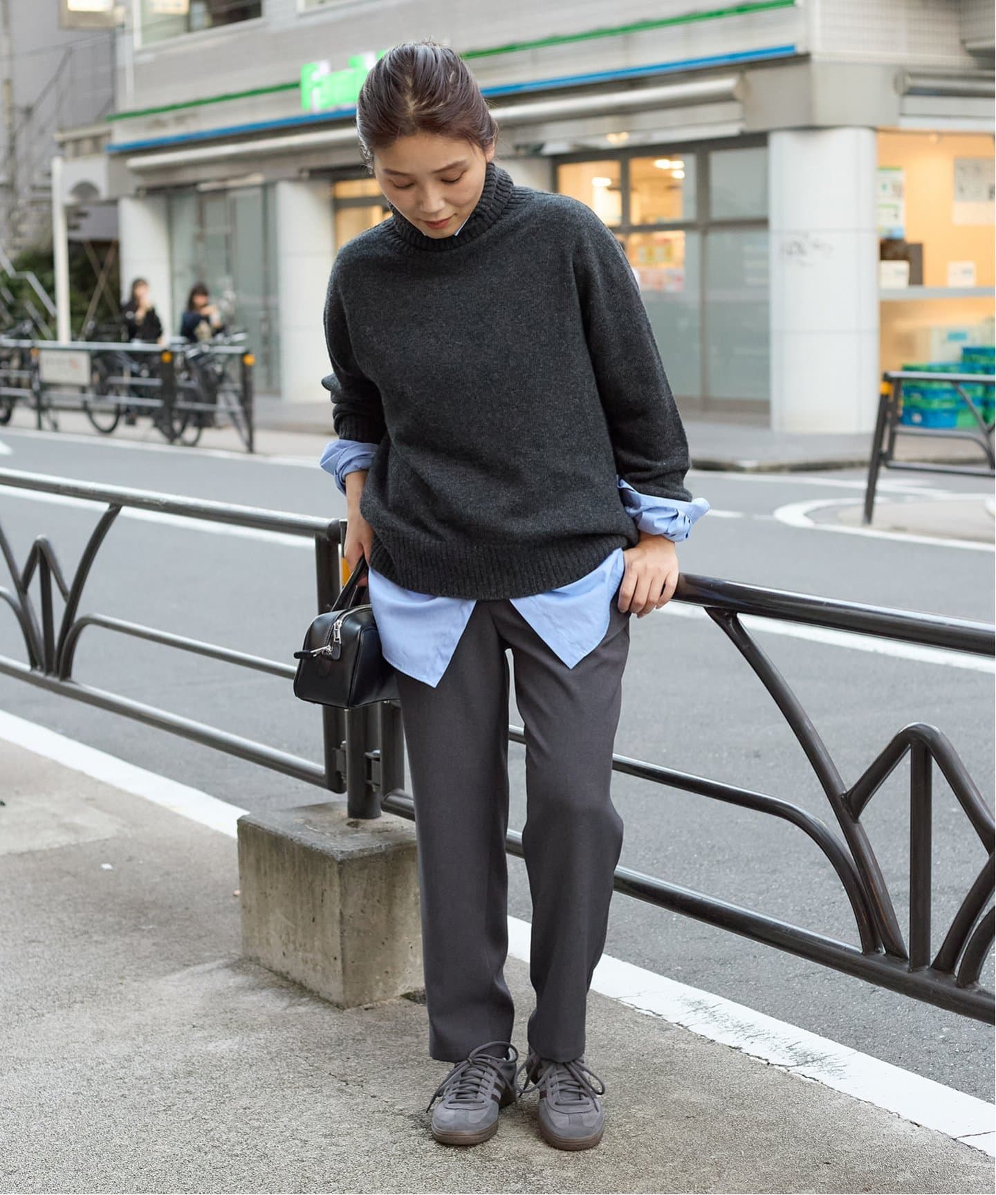 ウールベイビーミンクタートルプルオーバー（ニット／セーター