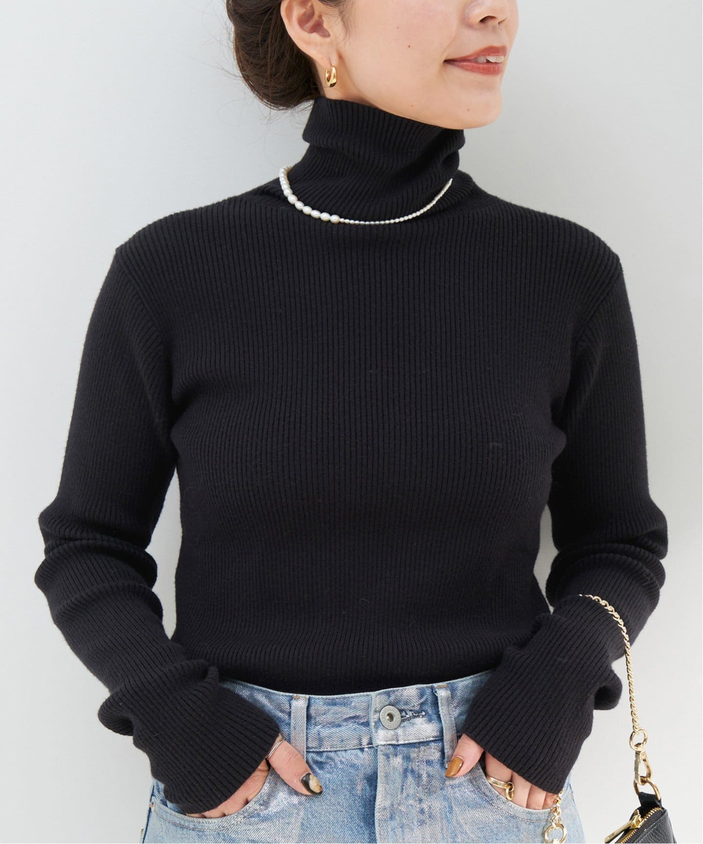 追加2》タートルリブニット（ニット／セーター）｜B.C STOCK（ベーセー