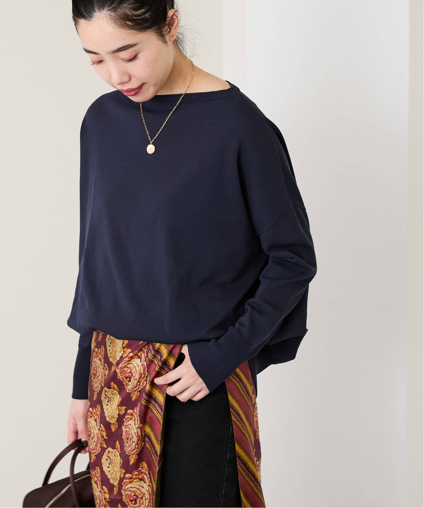 追加2》コットンストレッチ NEO ワイド長袖プルオーバー（ニット