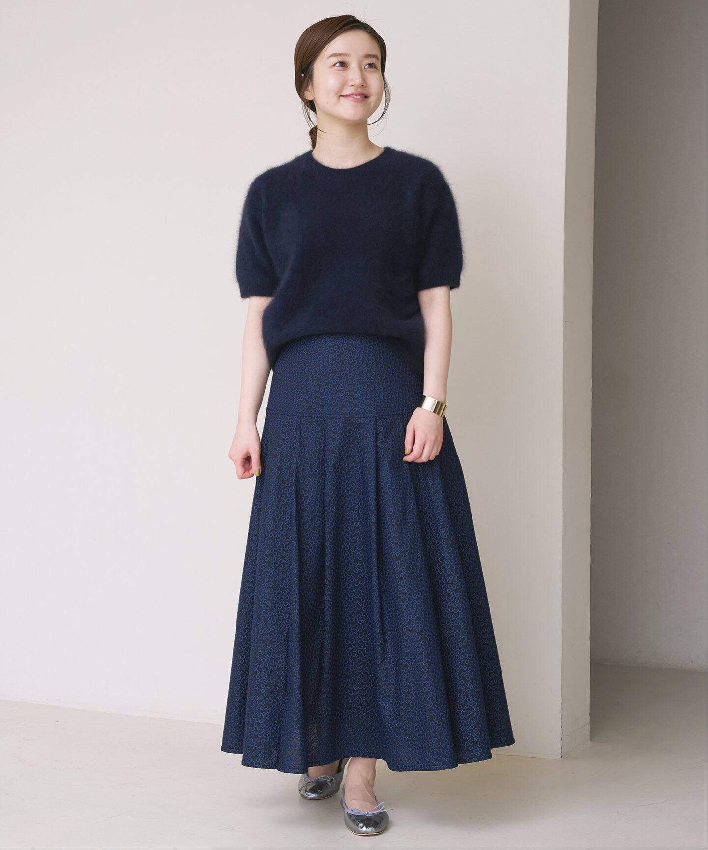 fluffy ファーハーフスリーブプルオーバー（ニット／セーター）｜IENA