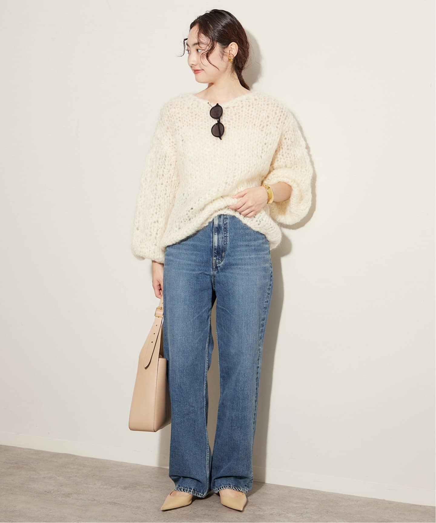 HAND KNIT ジャンボタム プルオーバー（ニット／セーター）｜Plage