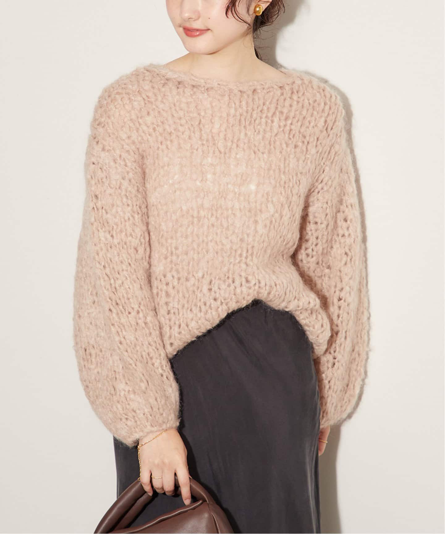 HAND KNIT ジャンボタム プルオーバー（ニット／セーター）｜Plage