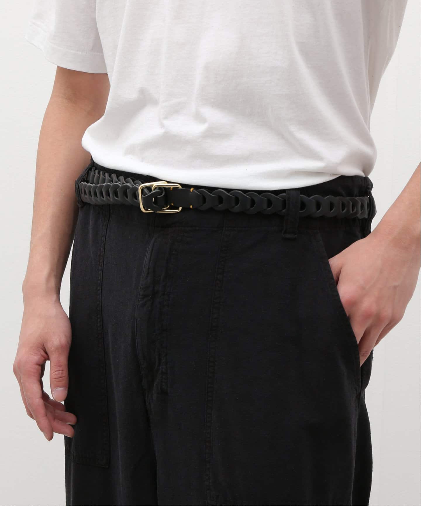 m's braque × il micio 】別注フルハンド ダブルベルト（ベルト