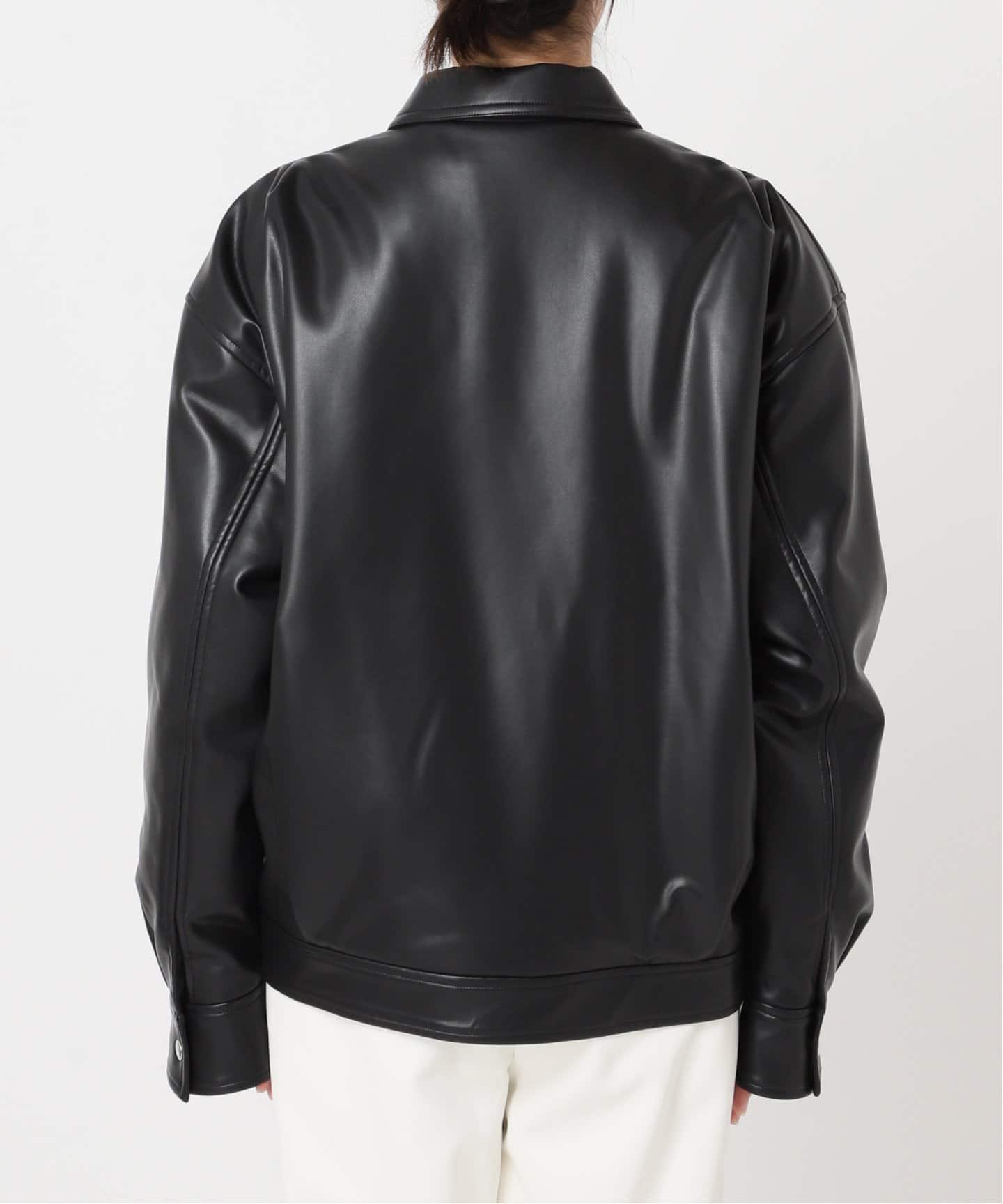 FAUX LEATHER ブルゾン（中綿・キルティング）｜CITYSHOP（シティ