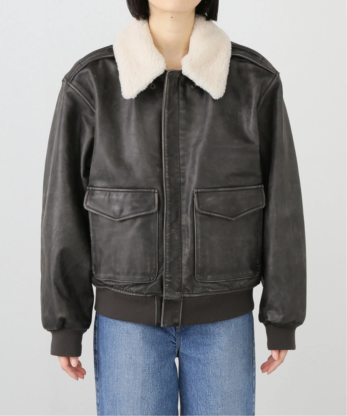 GLOWNY/グロウニー AIR FORCE LEATHER JACKET 2（レザージャケット