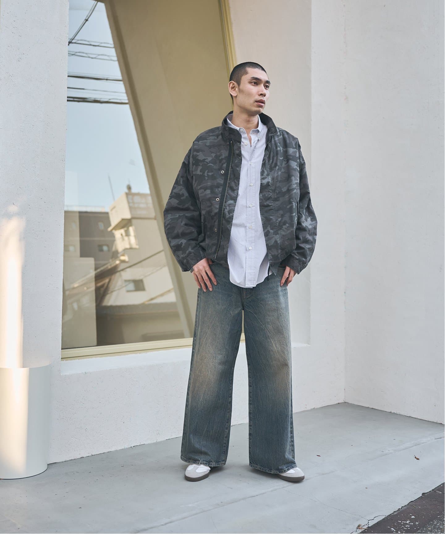 ブルゾン+中綿ライナーの2点セット】65 ショート モッズ（モッズコート