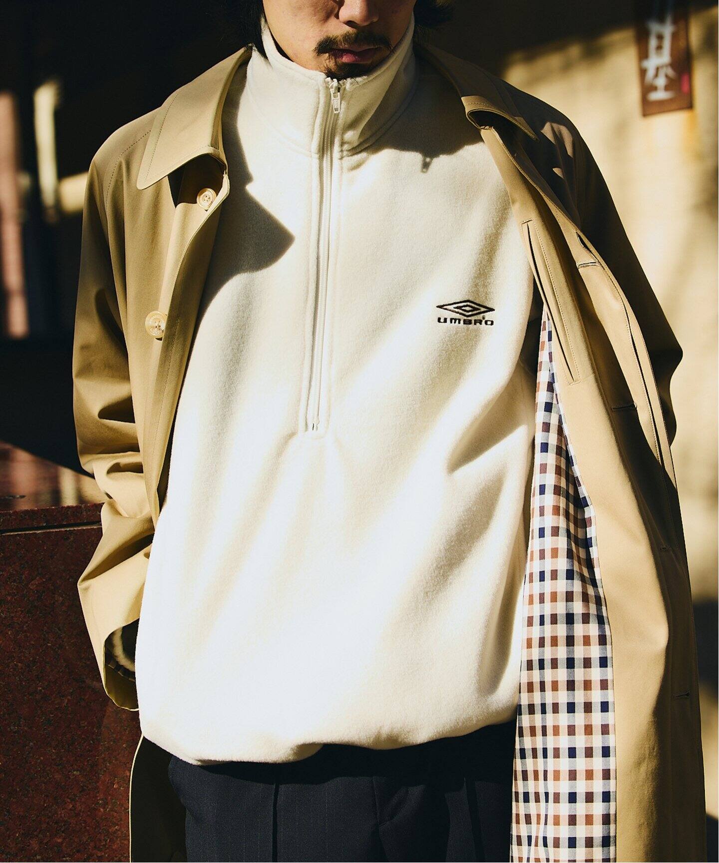 UMBRO EX TEAM FLEECE RELAX HALFZIP TOP（ボア・フリース）｜JOURNAL