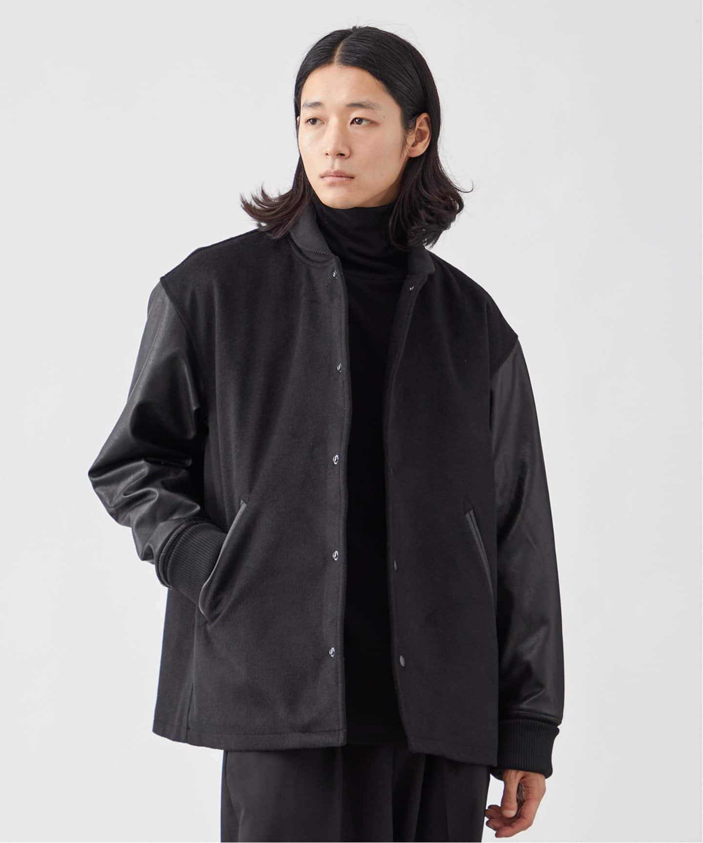 タスマニアウールバーシティジャケット（スタジャン）｜B.C STOCK