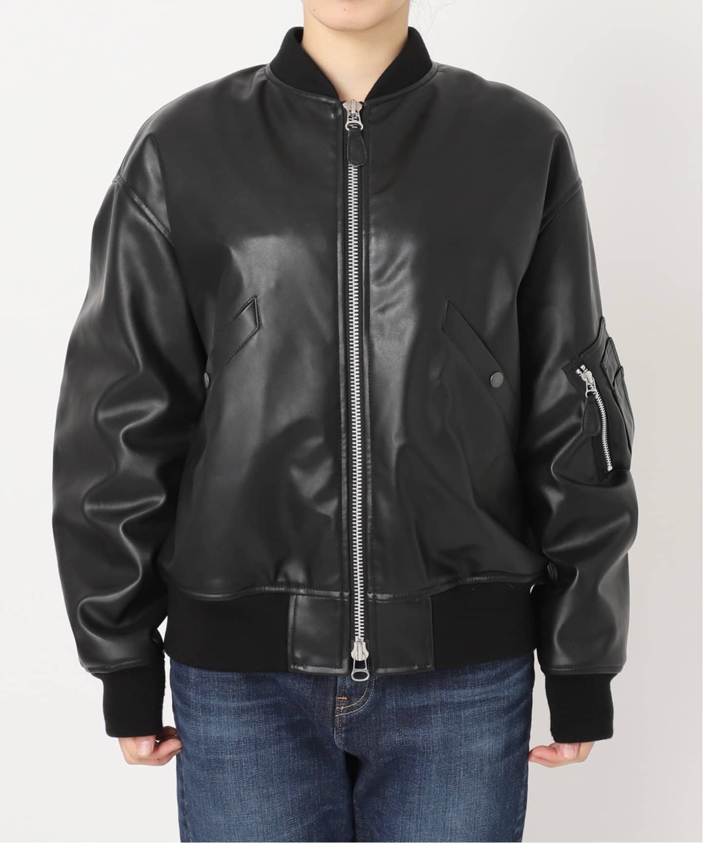 LOT/SMPL-012 MA-1（レザージャケット）｜Spick and Span（スピック