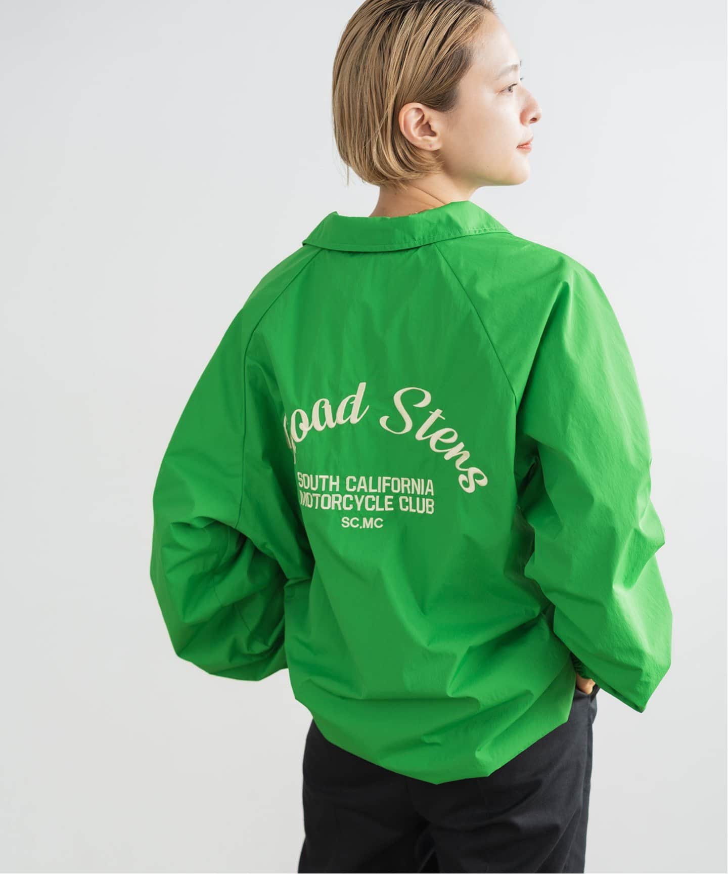 ロゴ刺繍コーチジャケット（ナイロンジャケット）｜Spick and Span