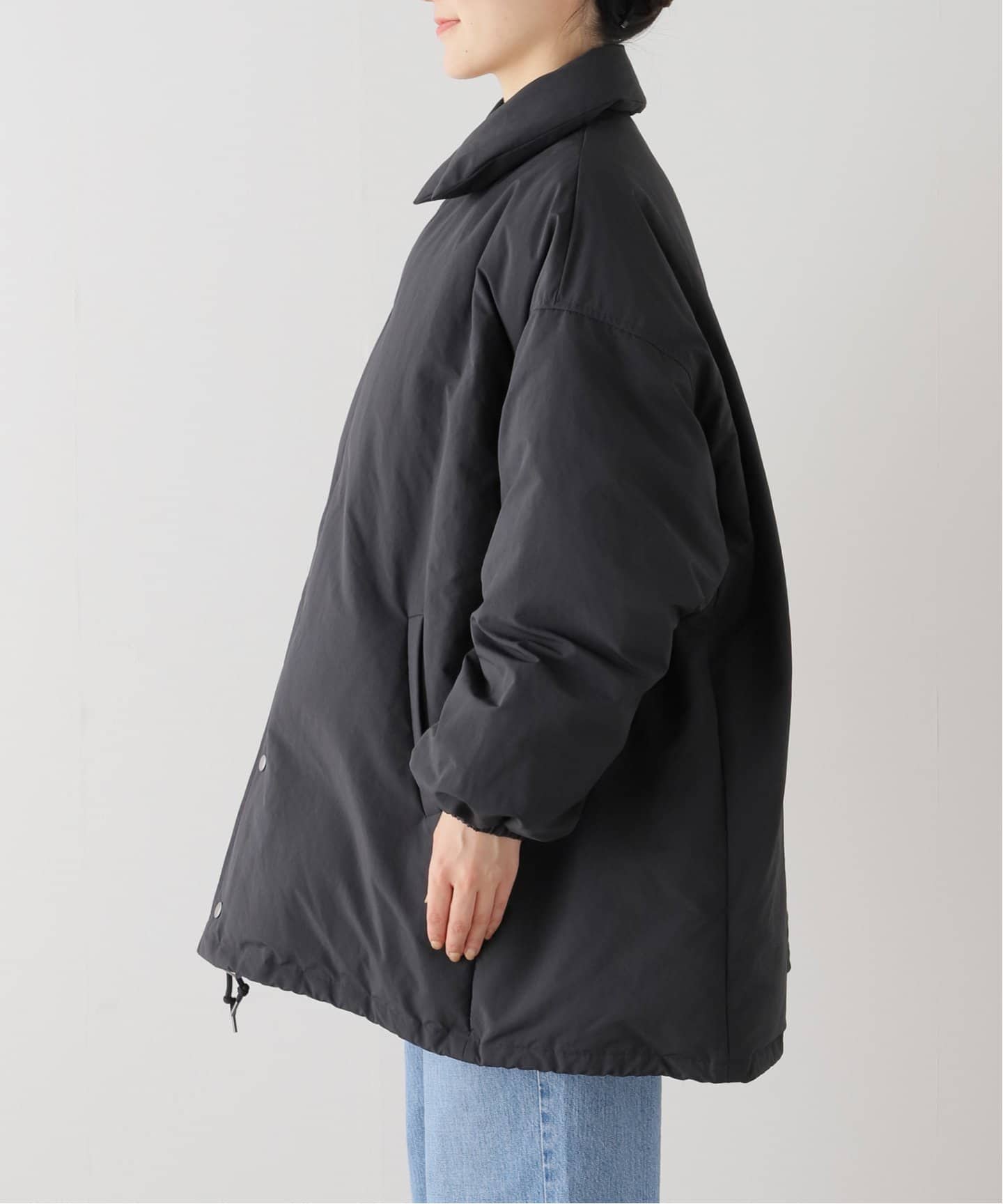 CALUX/キャラクス】 PUFFER COACH JACKET（ダウンジャケット
