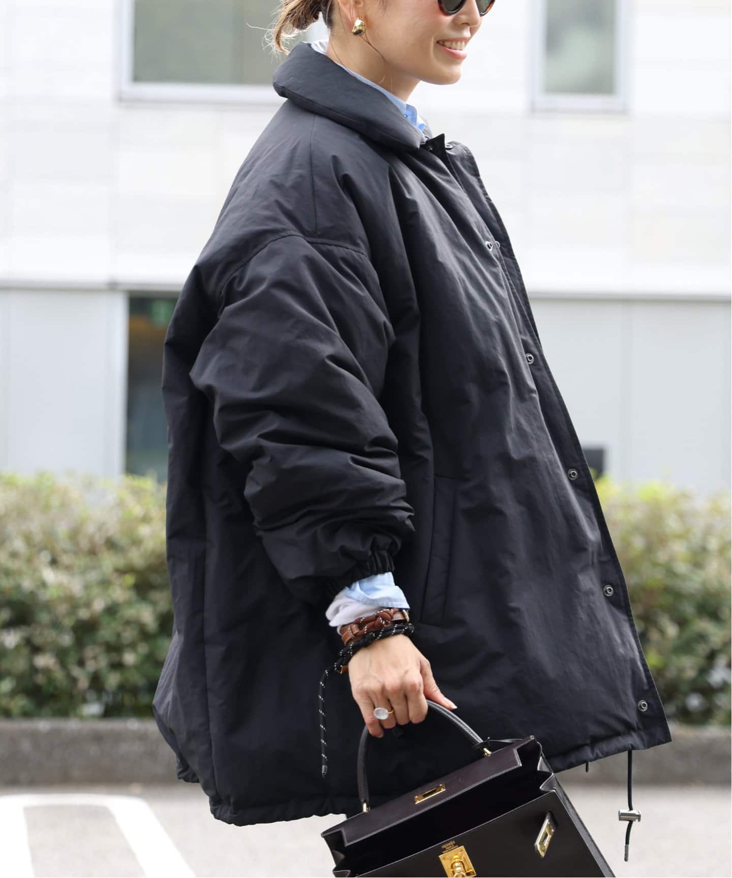 CALUX/キャラクス】 PUFFER COACH JACKET（ダウンジャケット