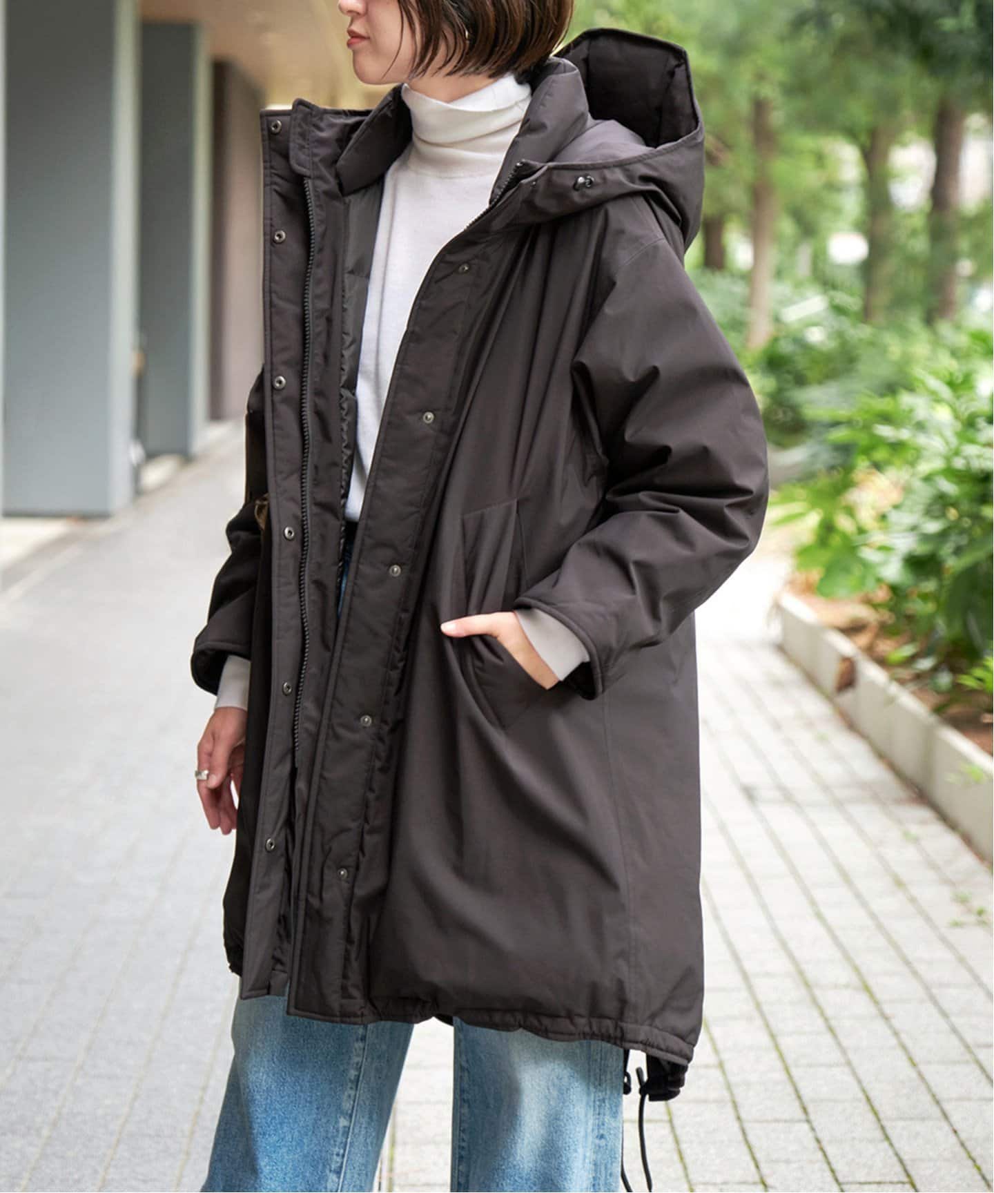 追加》撥水フーデッドダウンコート（ダウンジャケット）｜Spick and