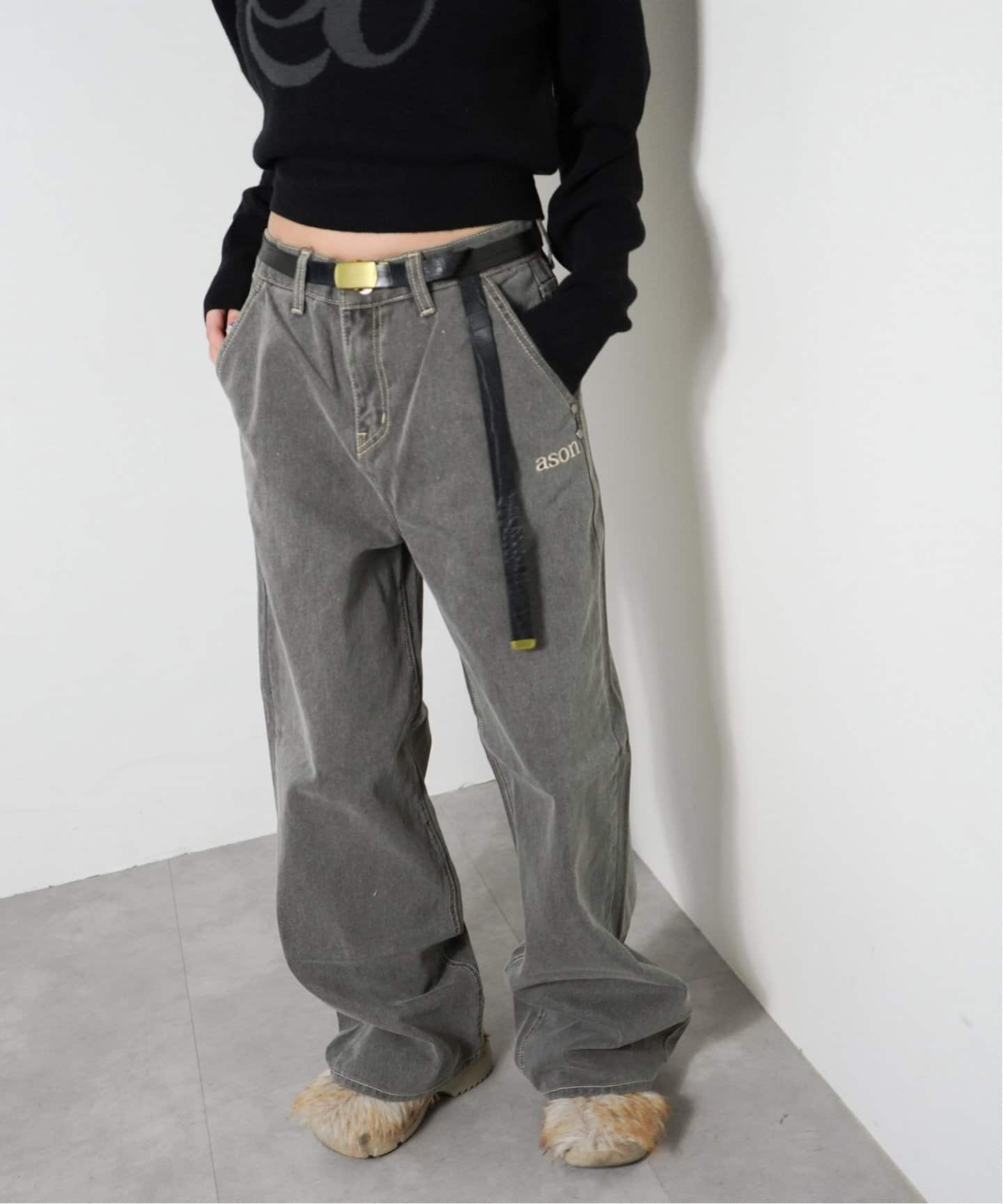 as on /アズオン SMOG WIDE PANTS（その他パンツ）｜JOINT WORKS