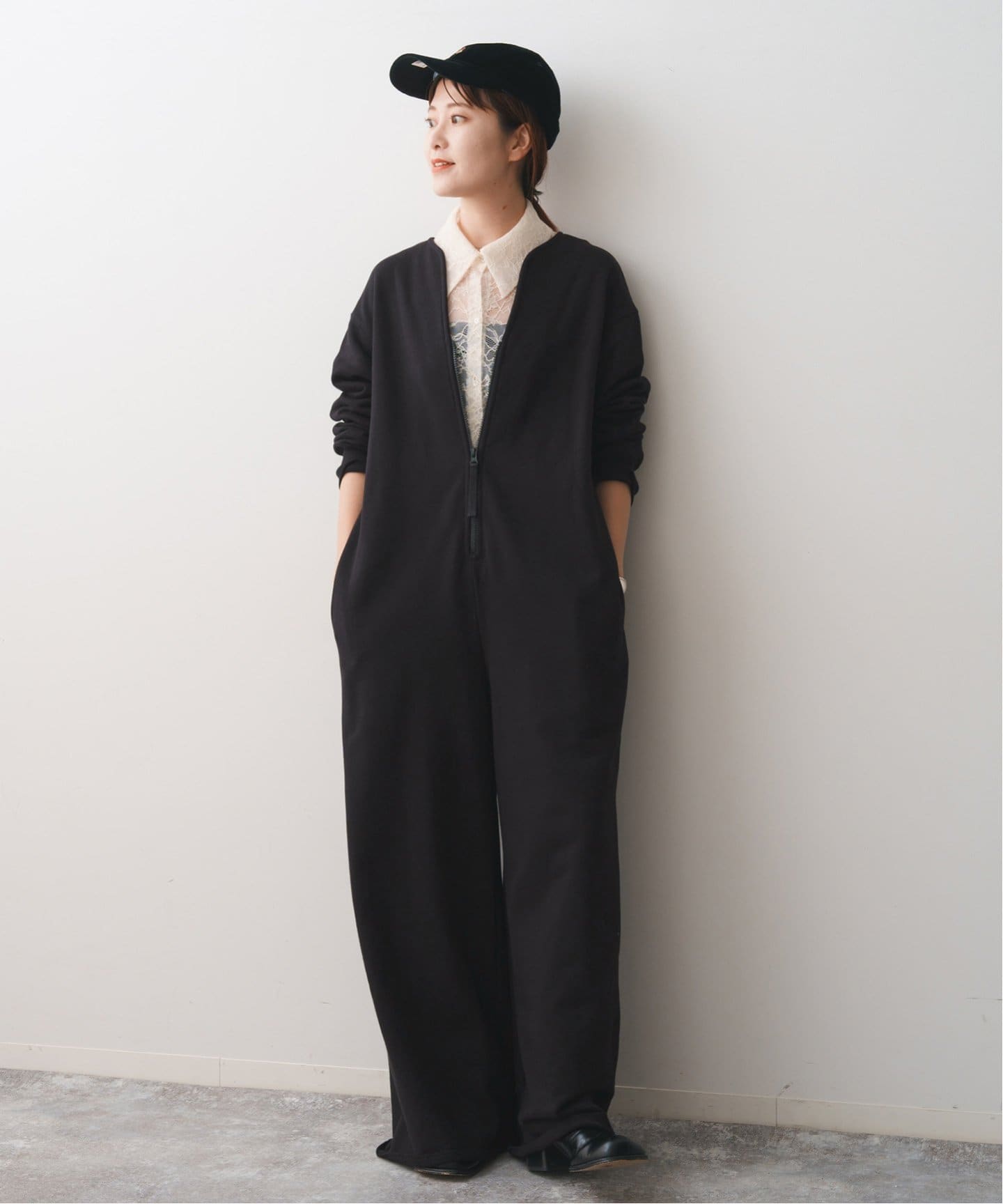 裏毛ジャンプスーツ（つなぎ／オールインワン）｜Spick and Span