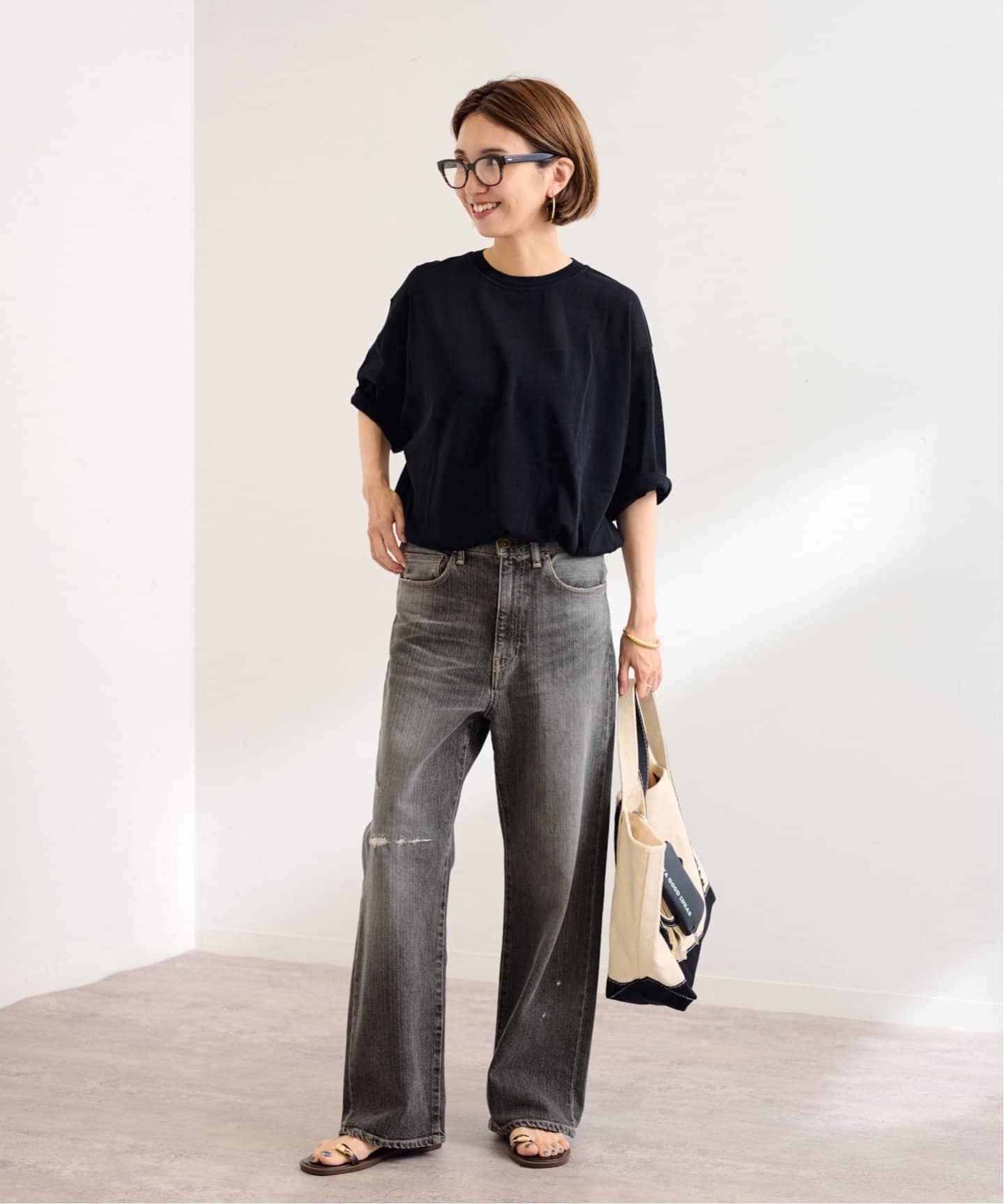 ≪ベストセラー≫デニムストレートパンツ2（デニムパンツ・ジーンズ