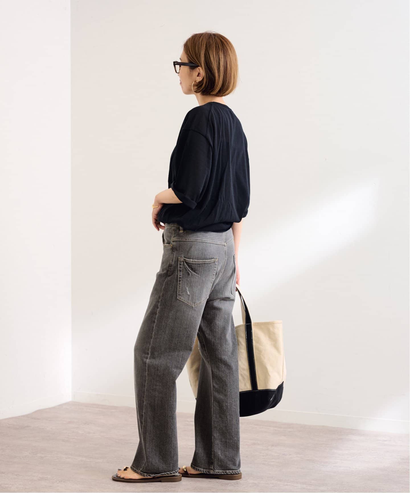 ≪ベストセラー≫デニムストレートパンツ2（デニムパンツ・ジーンズ