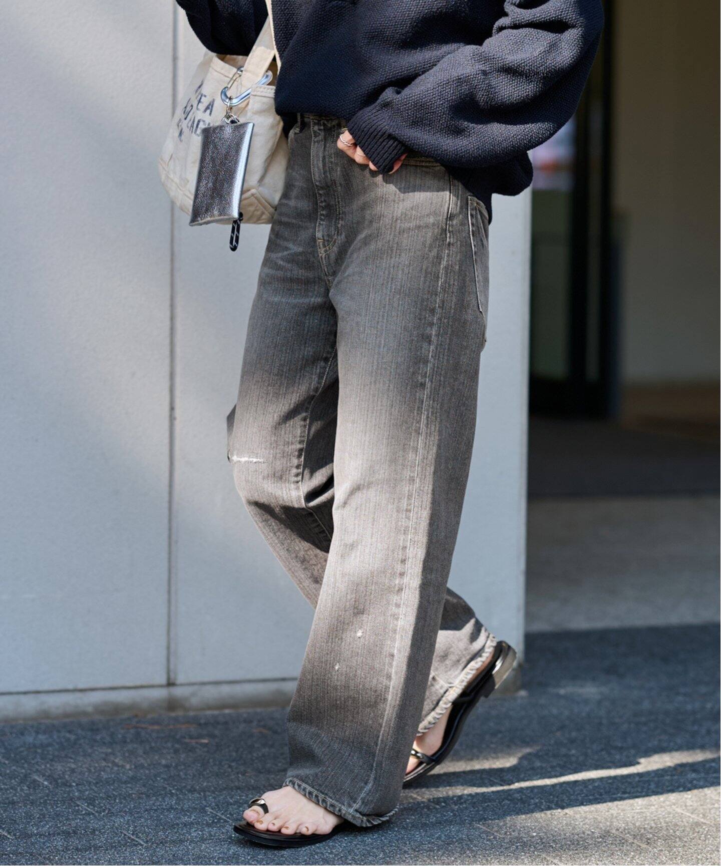 ≪追加・ベストセラー≫デニムストレートパンツ2（デニムパンツ