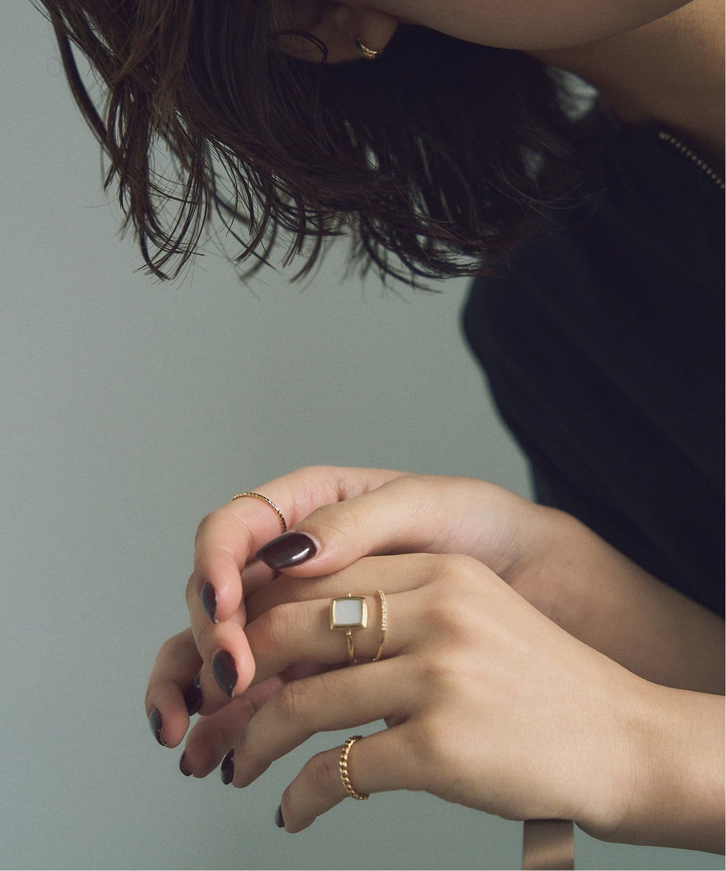 スクエアシェルリング K10（リング）｜Lilas（リラ）の通販｜BAYCREW'S