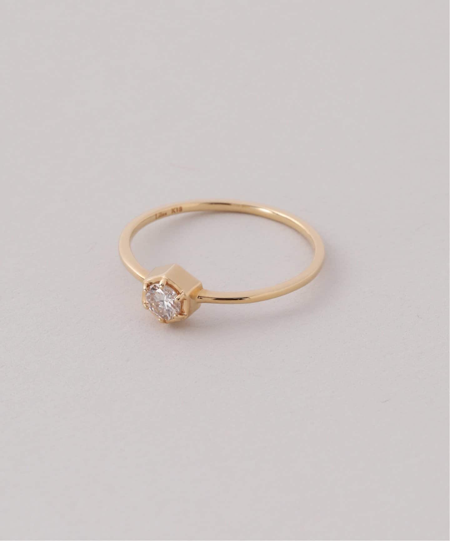 0.18ct六角ダイヤリング K18（リング）｜Lilas（リラ）の通販