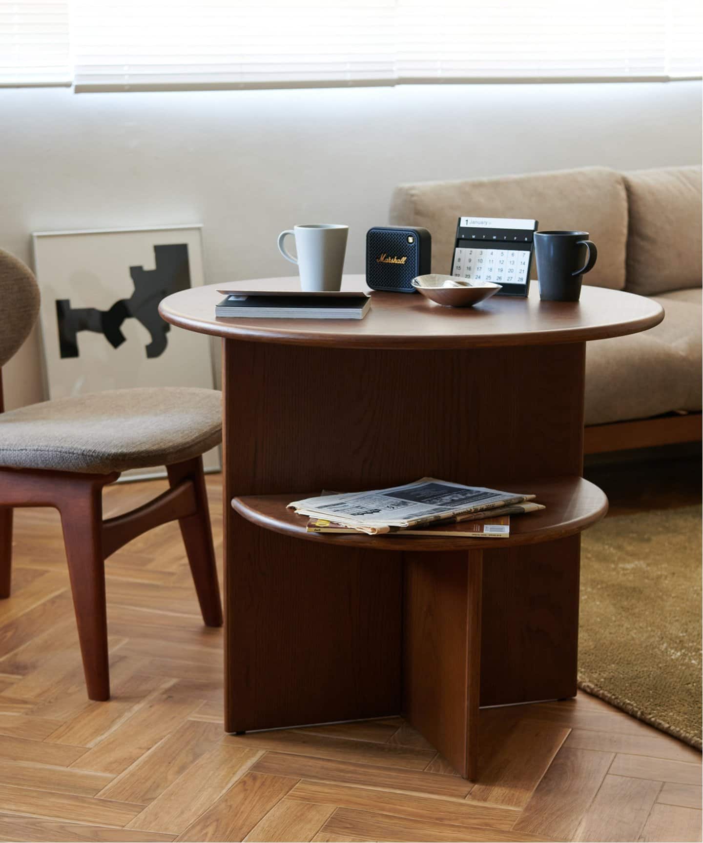 大型商品》PORTO LD TABLE brown ポルトLDテーブル（テーブル