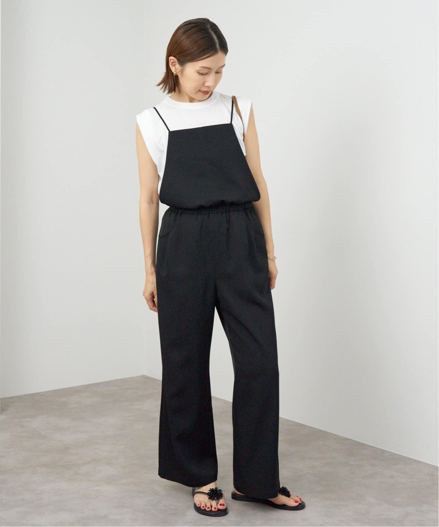 ストレッチツイルオールインワン（つなぎ／オールインワン）｜IENA