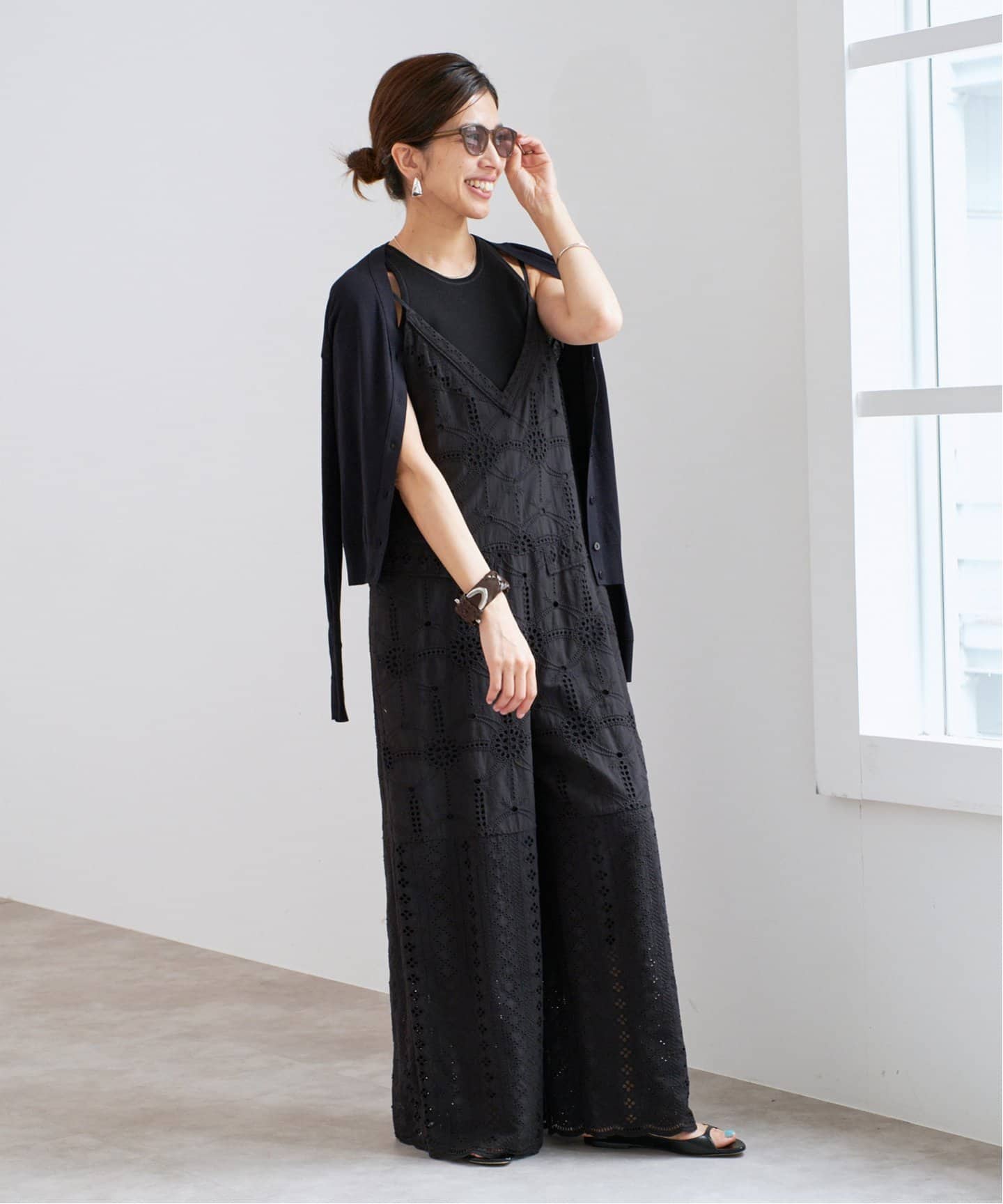 WEB限定/追加4》レースオールインワン（つなぎ／オールインワン