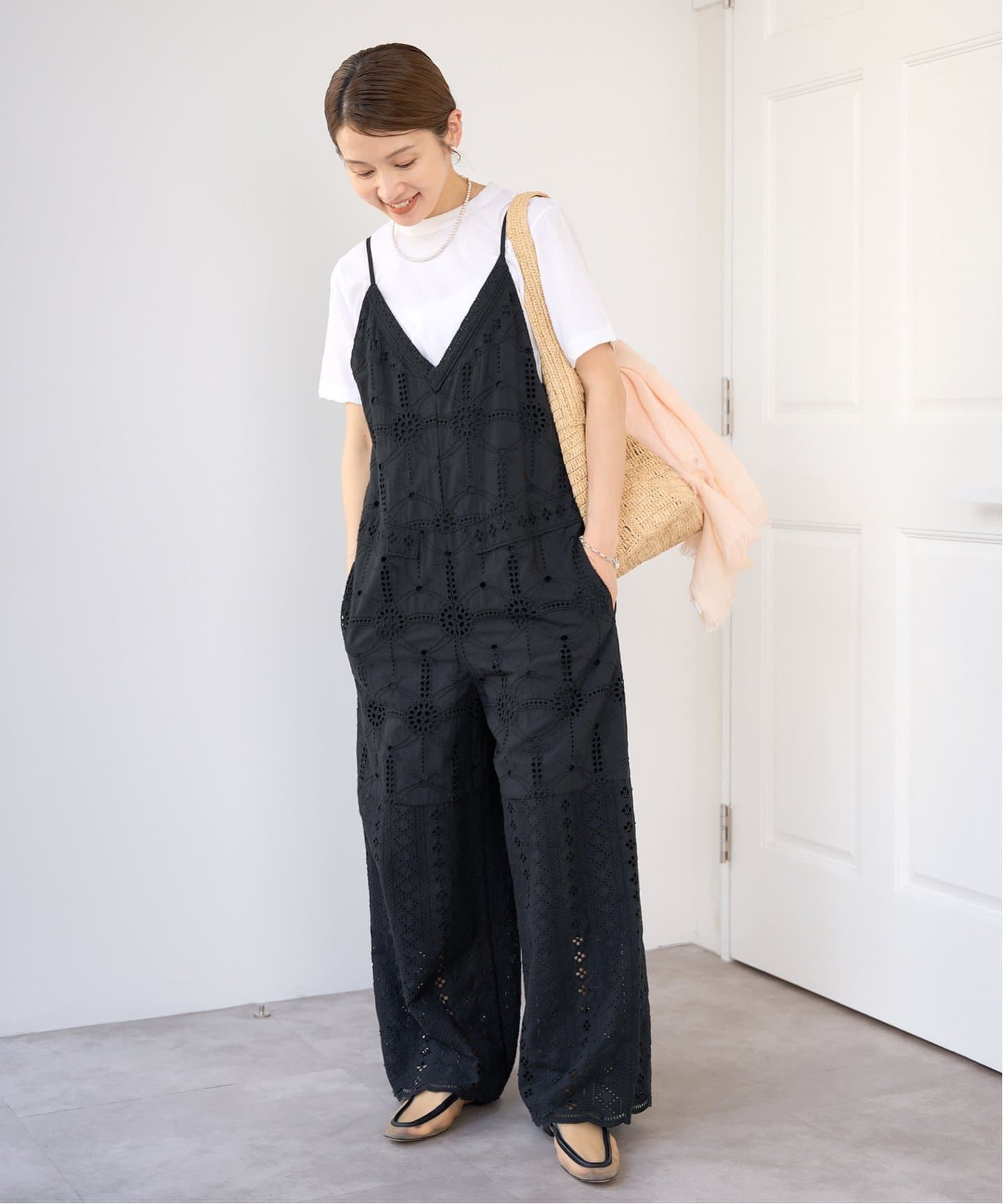 WEB限定/追加5》レースオールインワン（つなぎ／オールインワン