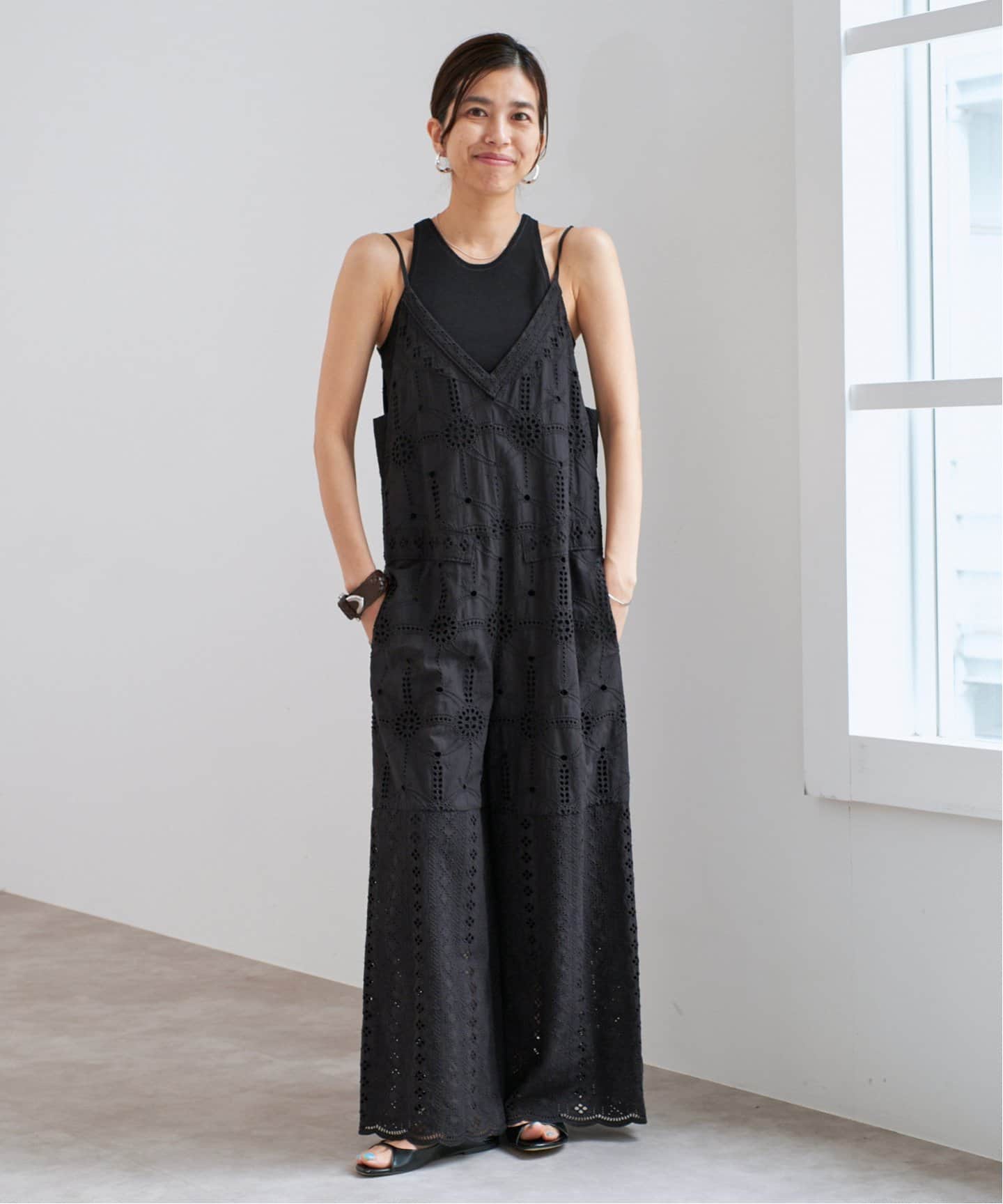 WEB限定/追加6》レースオールインワン（つなぎ／オールインワン