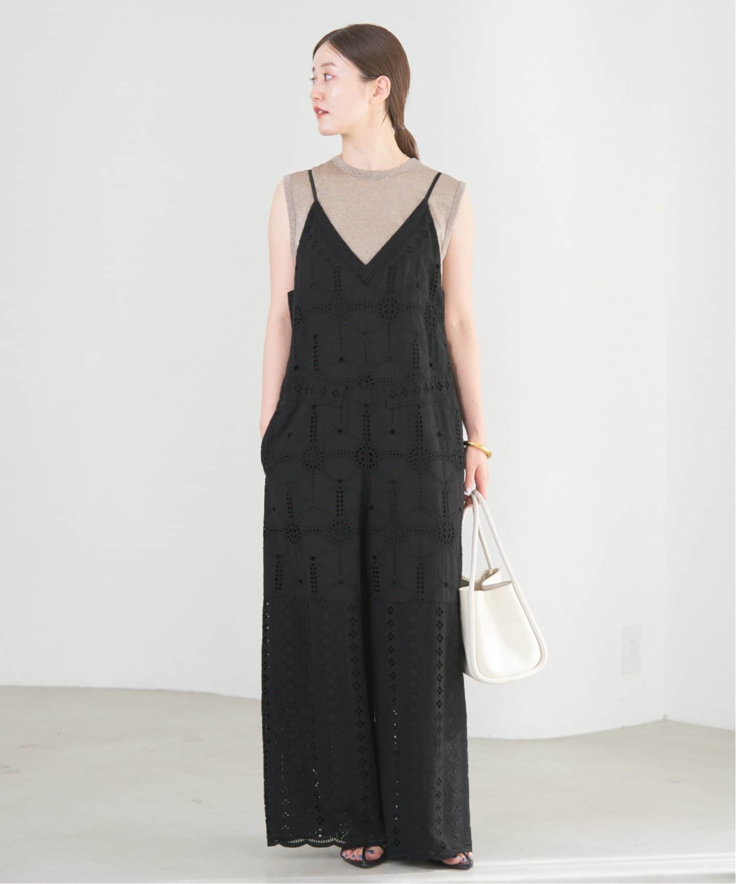 WEB限定/追加6》レースオールインワン（つなぎ／オールインワン