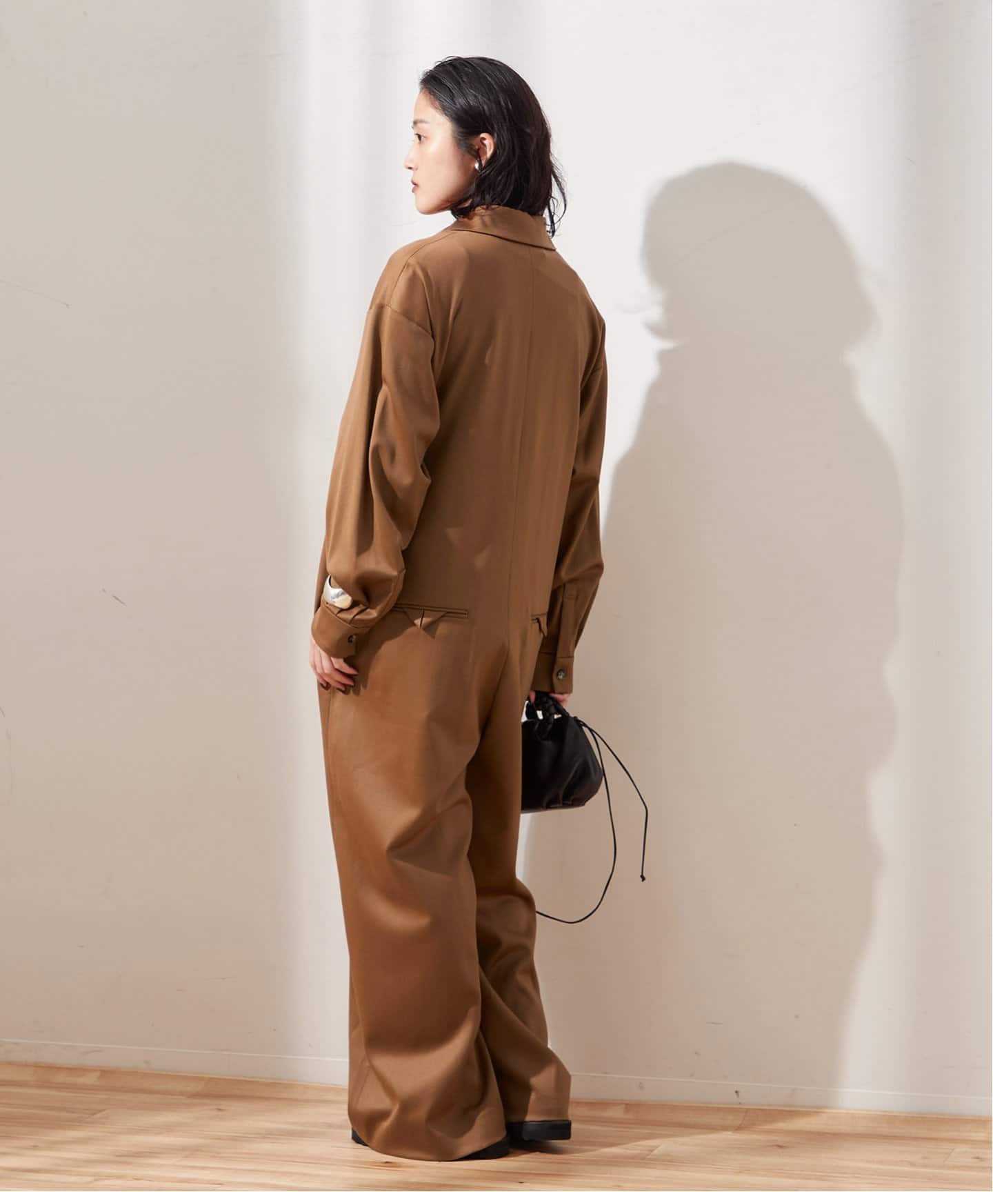 Uhr/ウーア】Wool / Satin All in One：オールインワン（つなぎ