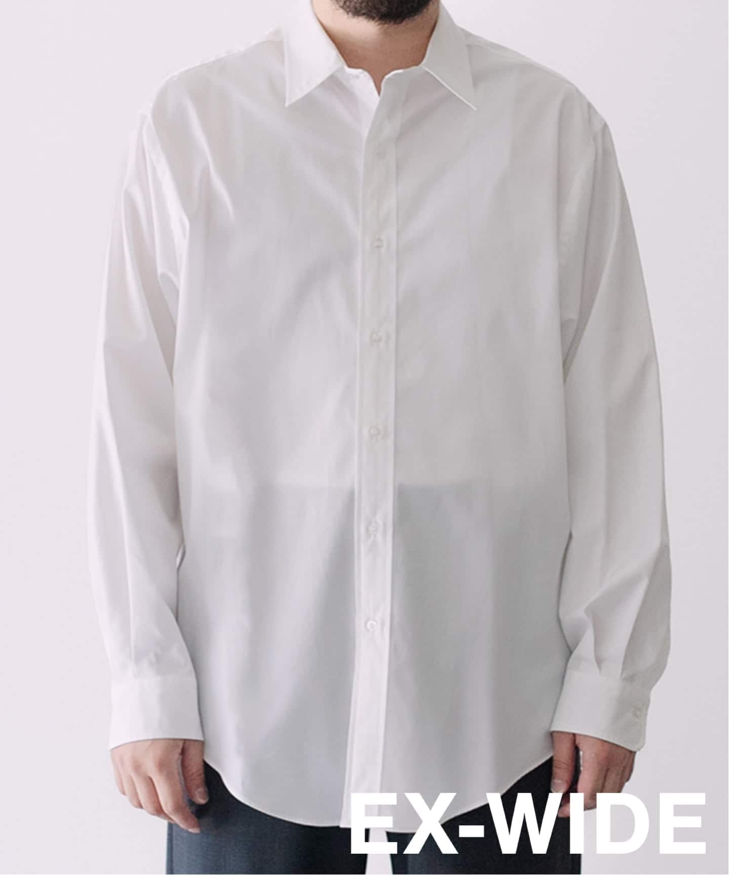 LE / エルイー】 EX WIDE RG SH：ワイドレギュラーシャツ（シャツ