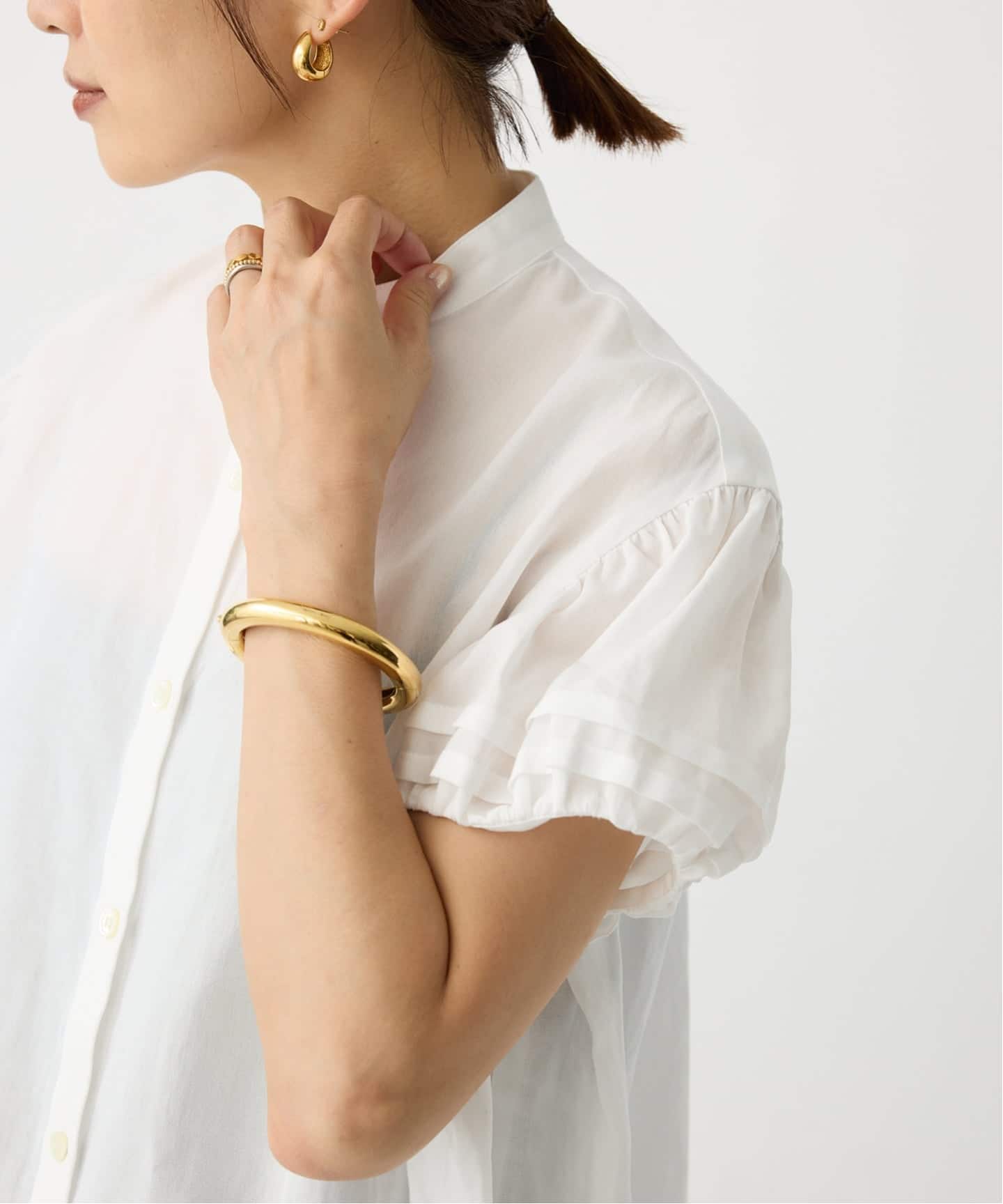 パフスリーブ半袖ブラウス（シャツ／ブラウス）｜IENA（イエナ）の通販