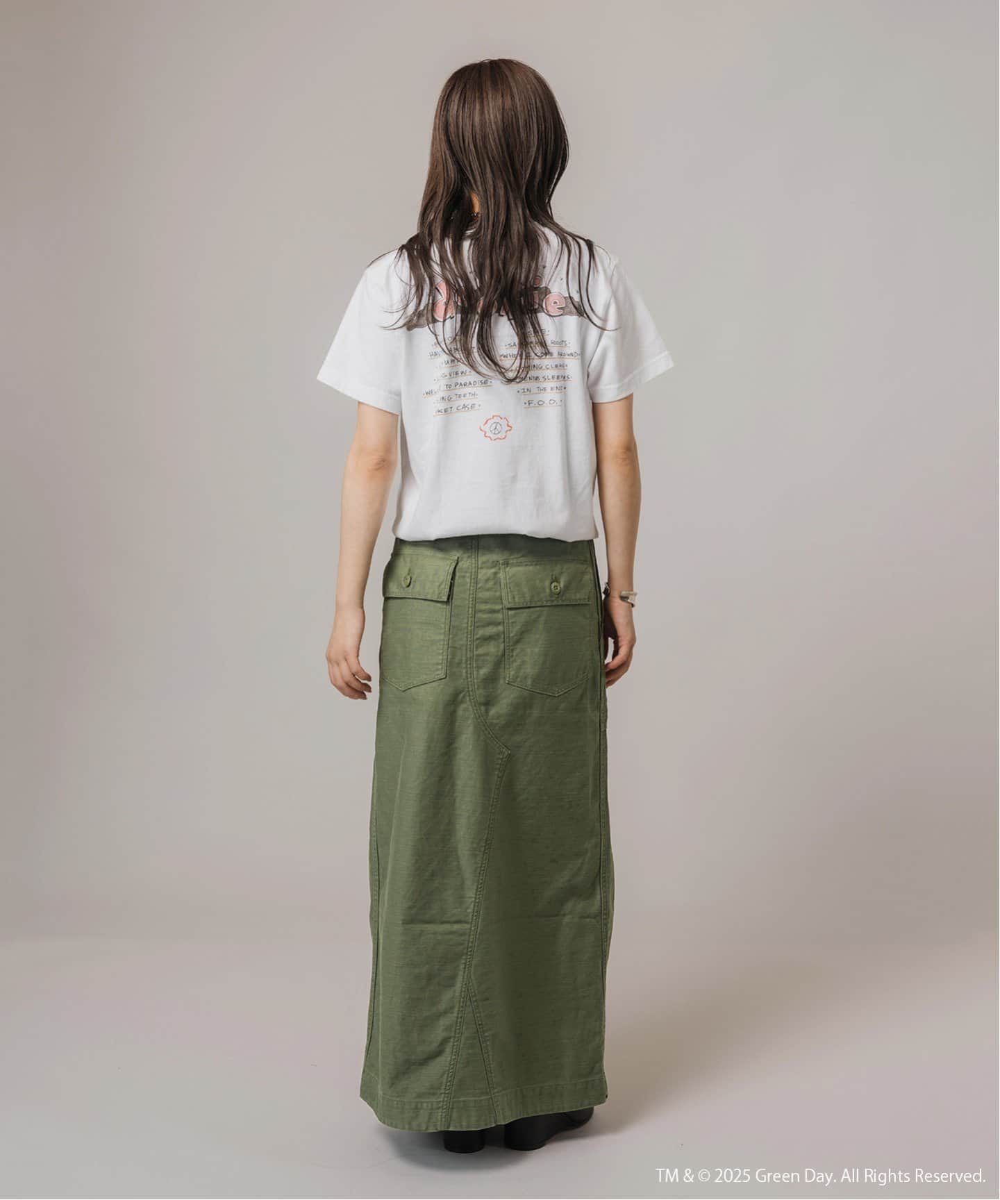 NEEDLES/ ニードルズ String Fatigue Skirt-Back Sateen（ロング