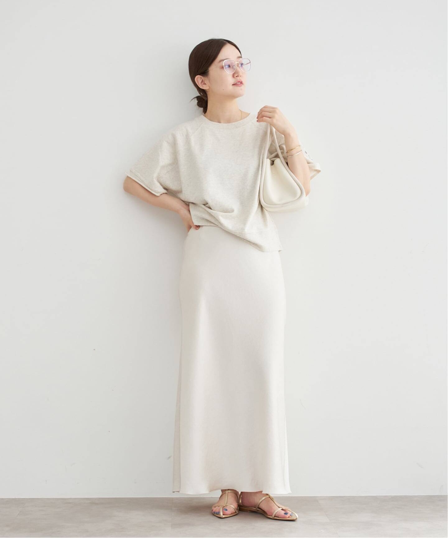 追加14》ダブルサテンスカート（ロング・マキシ丈スカート）｜IENA