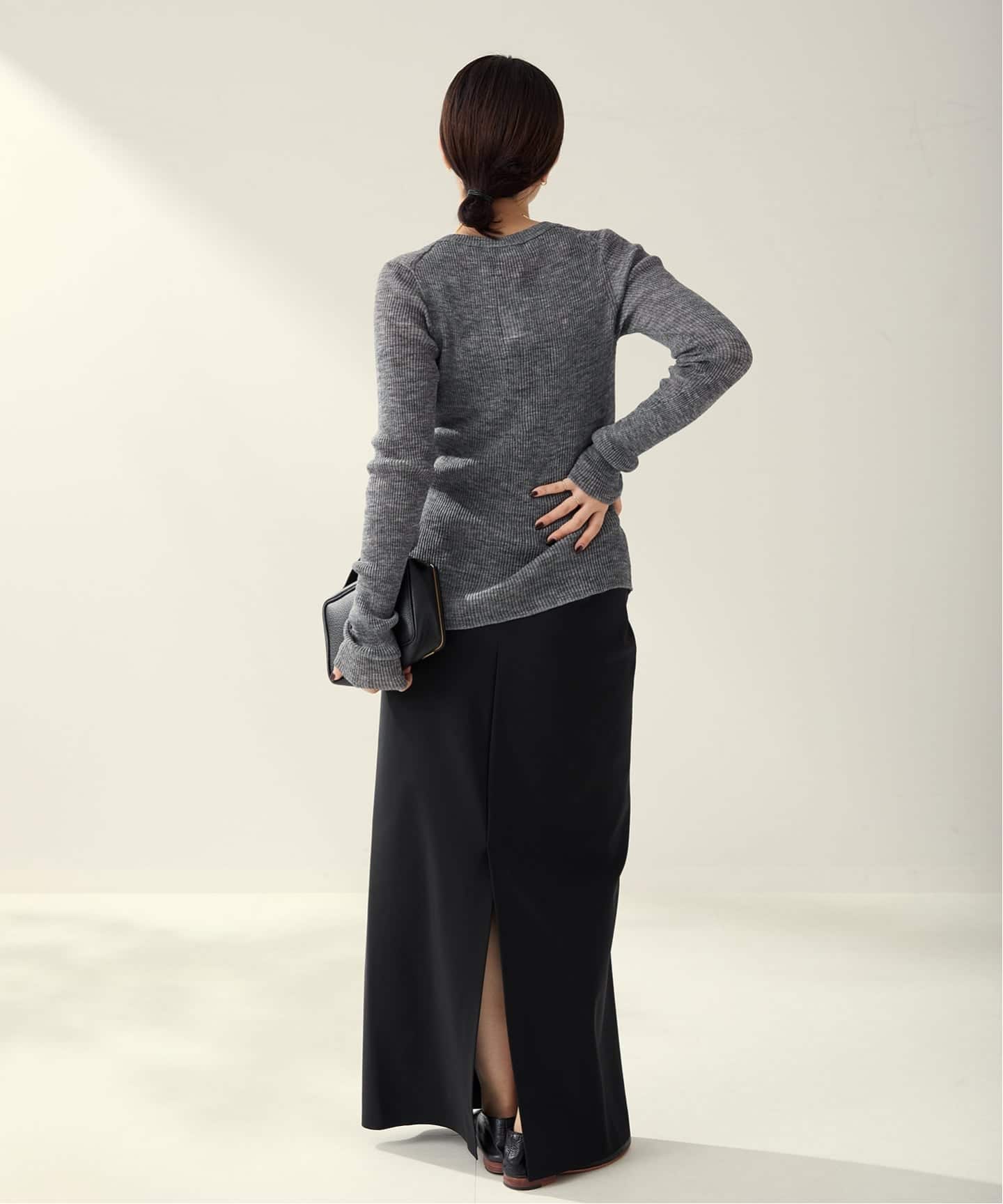 追加》R'IAM ダイバータイトスカート（ロング・マキシ丈スカート