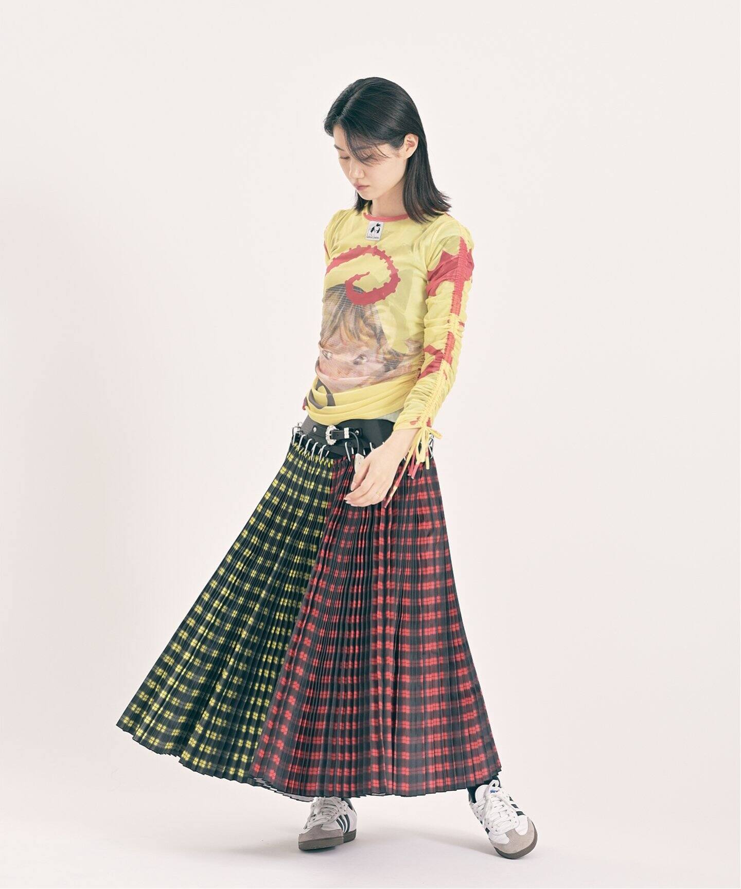 CHOPOVA LOWENA チョポヴァ・ロウェナ 24aw 紫 チェック 長袖 t*a様