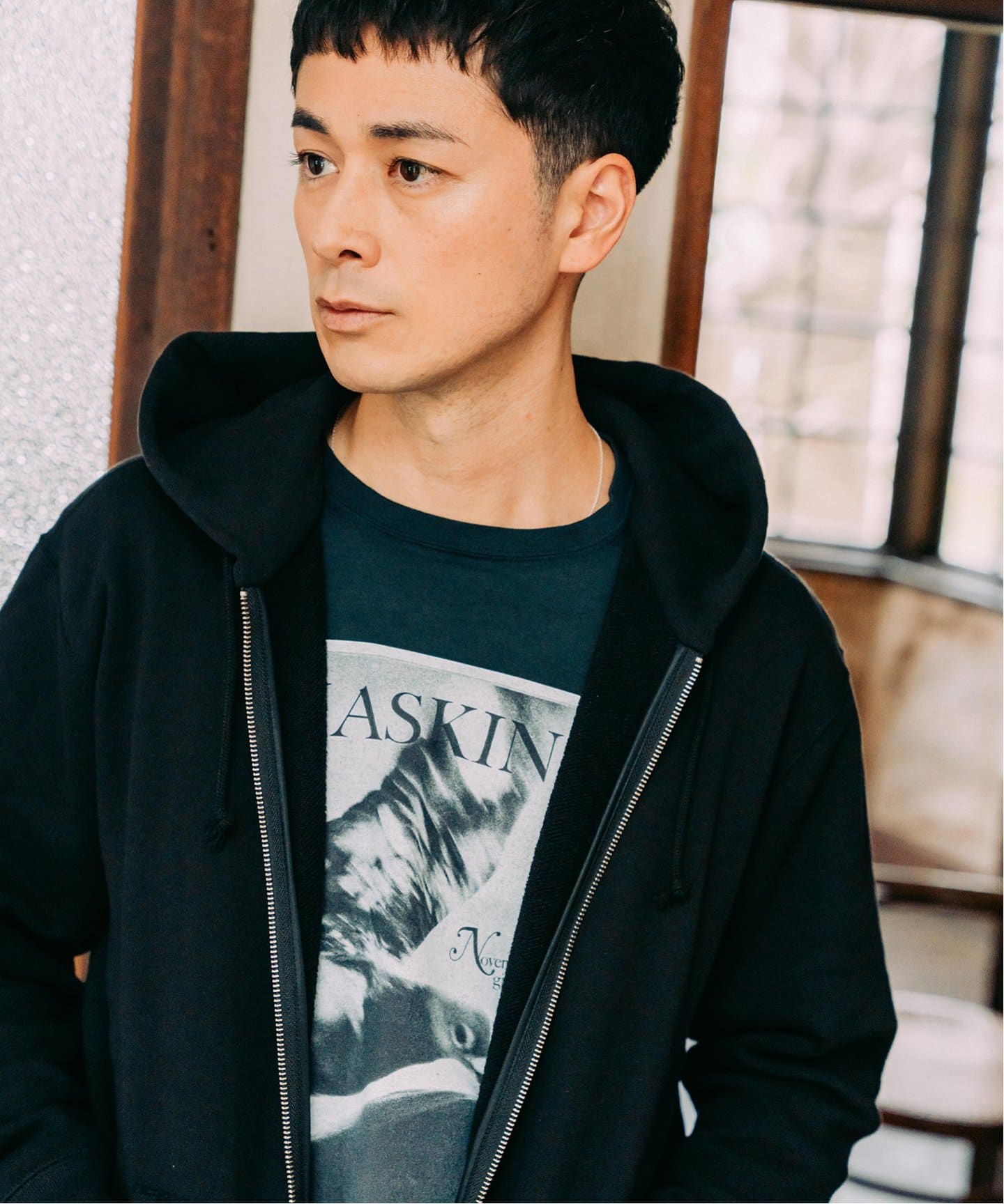 LOOPWHEELER × LOWERCASE for EDIFICE ライトツリウラケ ジップ